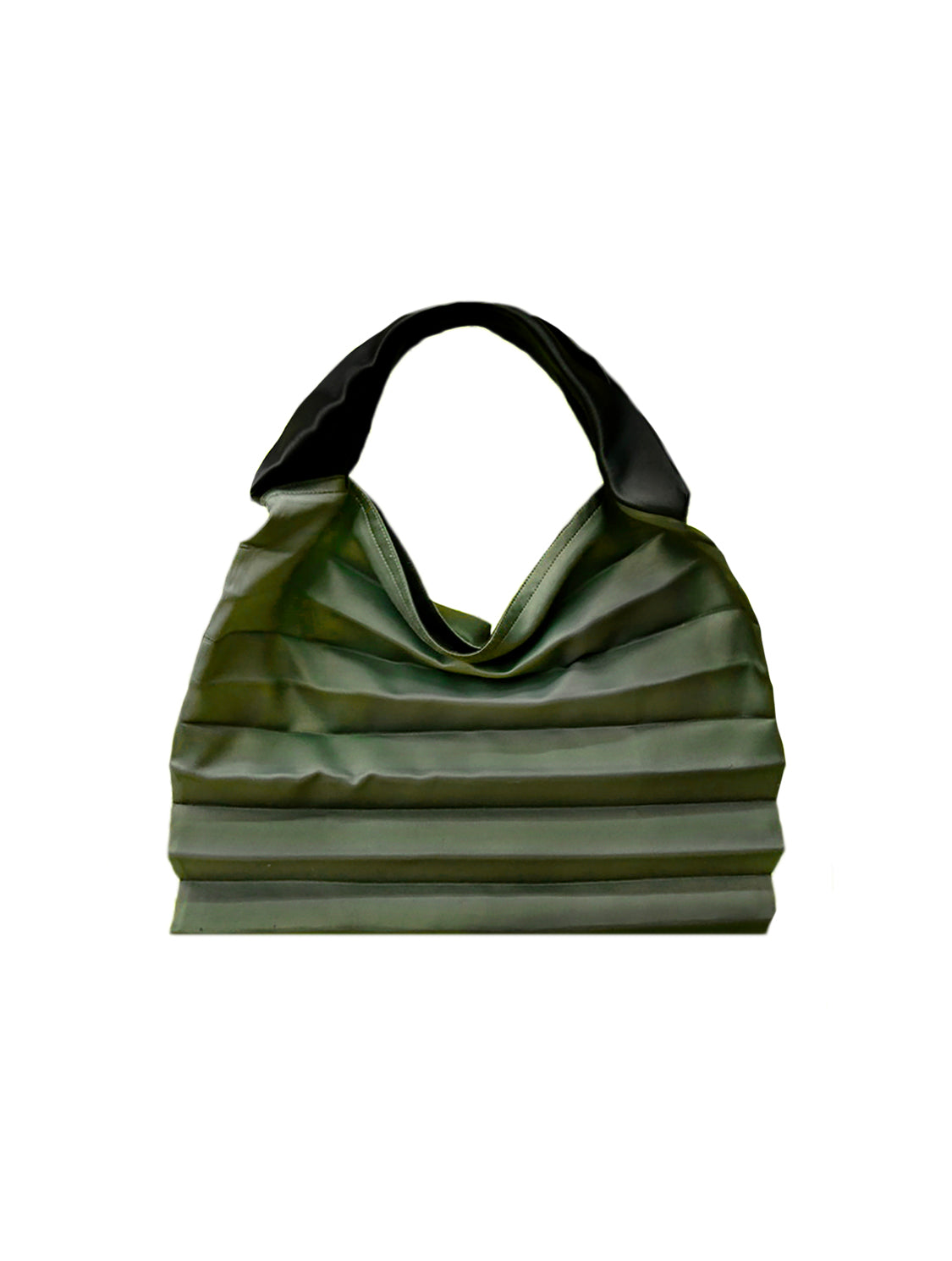 Issey Miyake 2000s Homme Plisse Khaki Tote