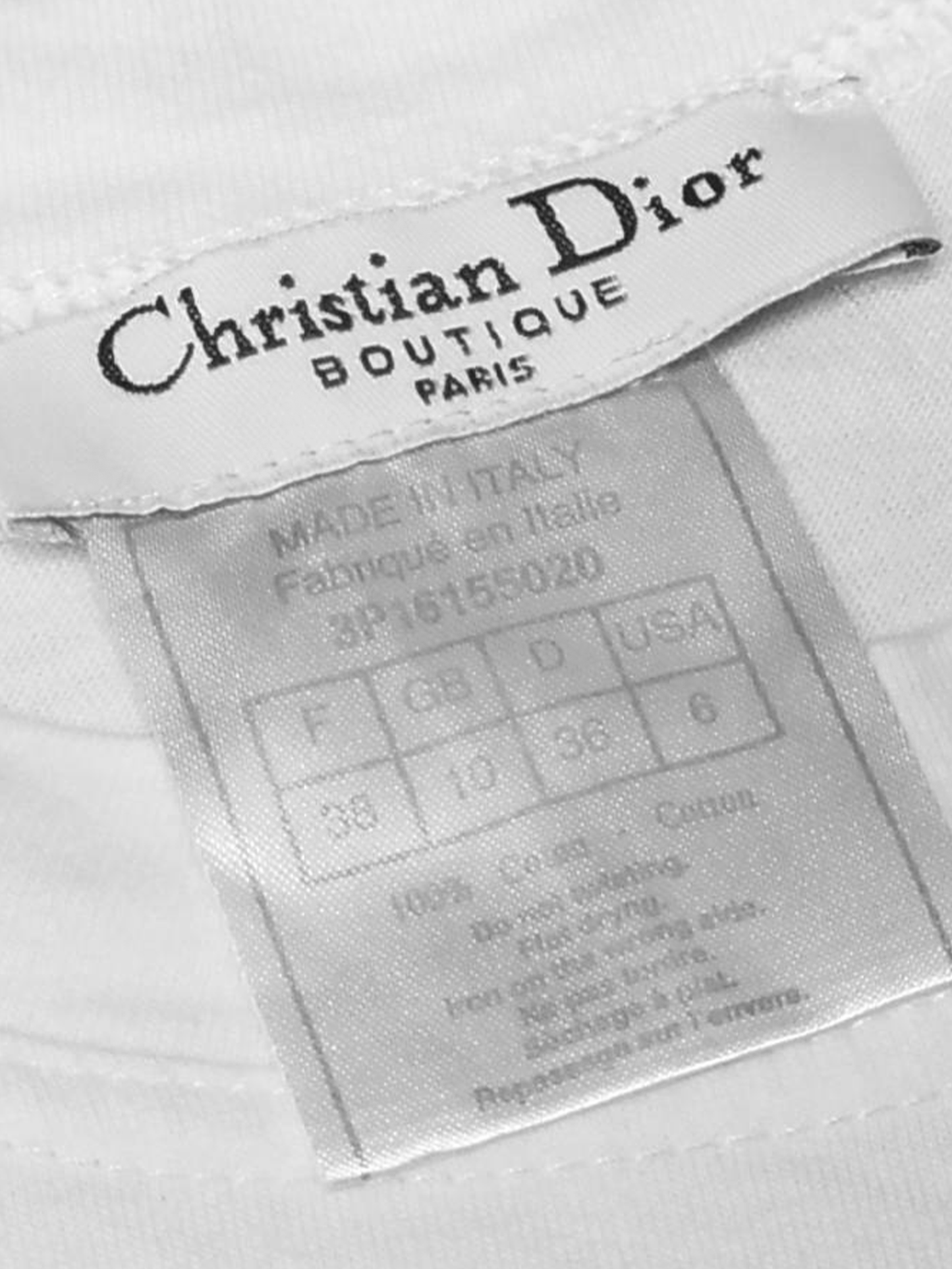 Christian Dior 2000s J'adore Dior Yellow Graphic Tee