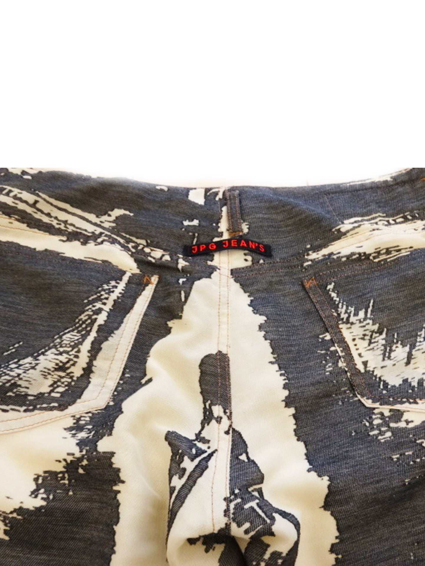 Jean Paul Gaultier Rare 1990s Ink Denim