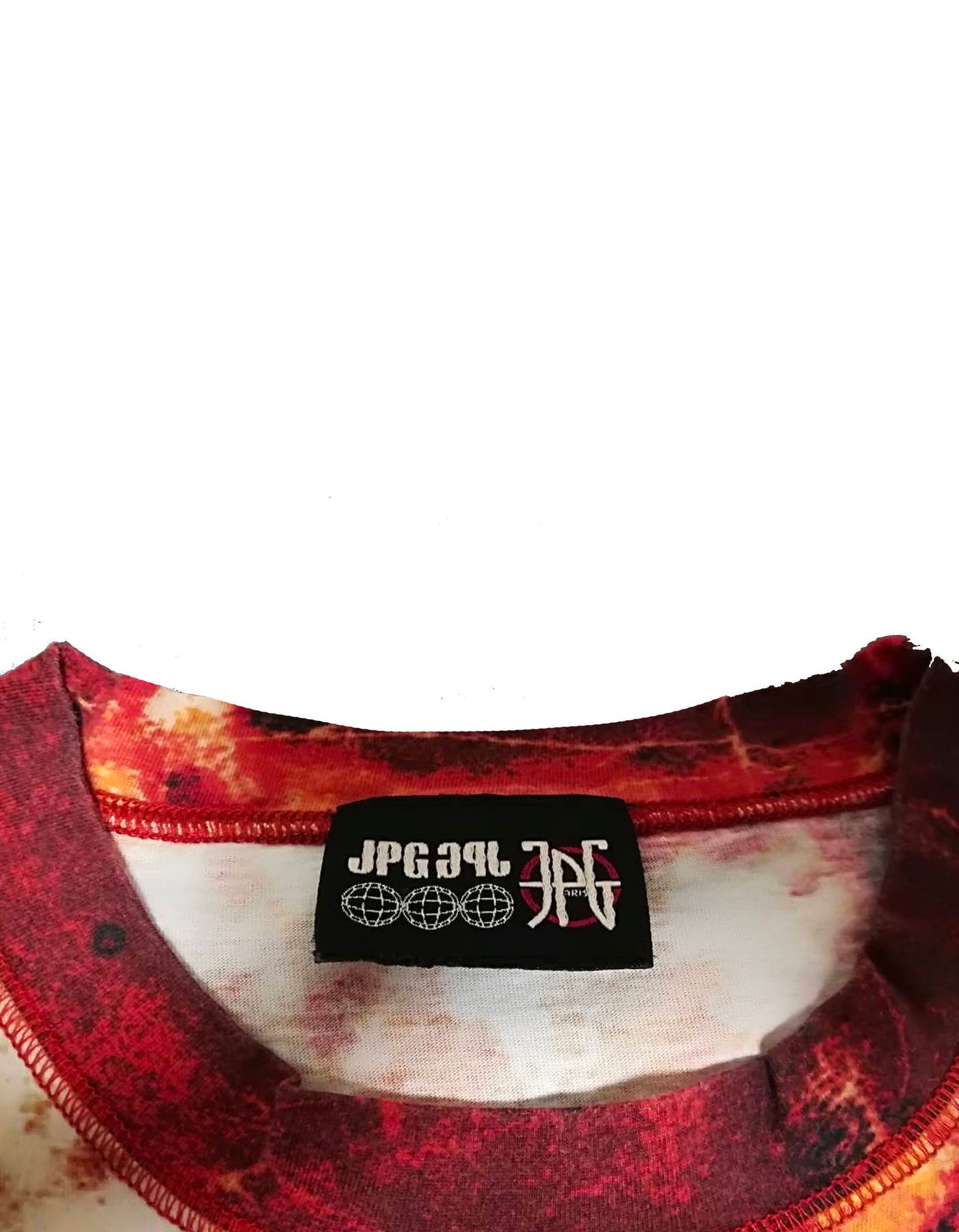 Jean Paul Gaultier 2000s Rare Flames Script Top