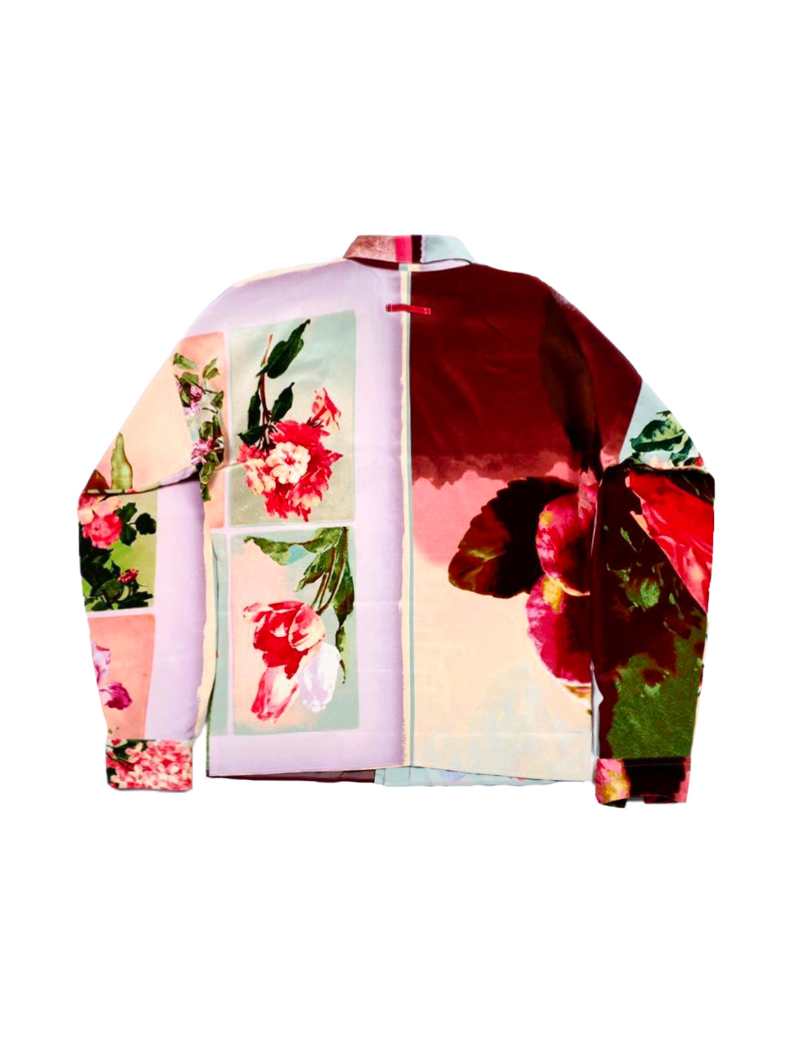 Jean Paul Gaultier 2000s Homme Rose Print Button Up Shirt
