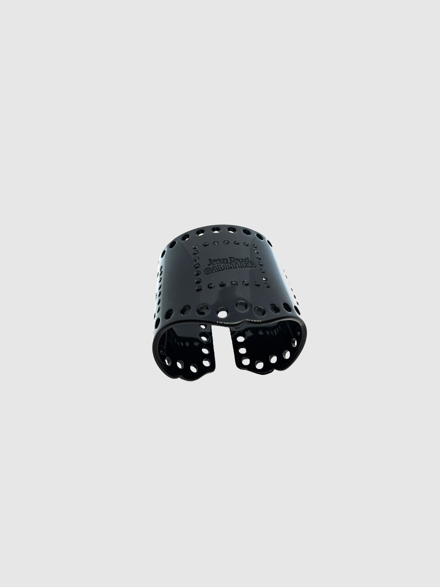 Jean Paul Gaultier 2000s Black Rhinestone Cuff