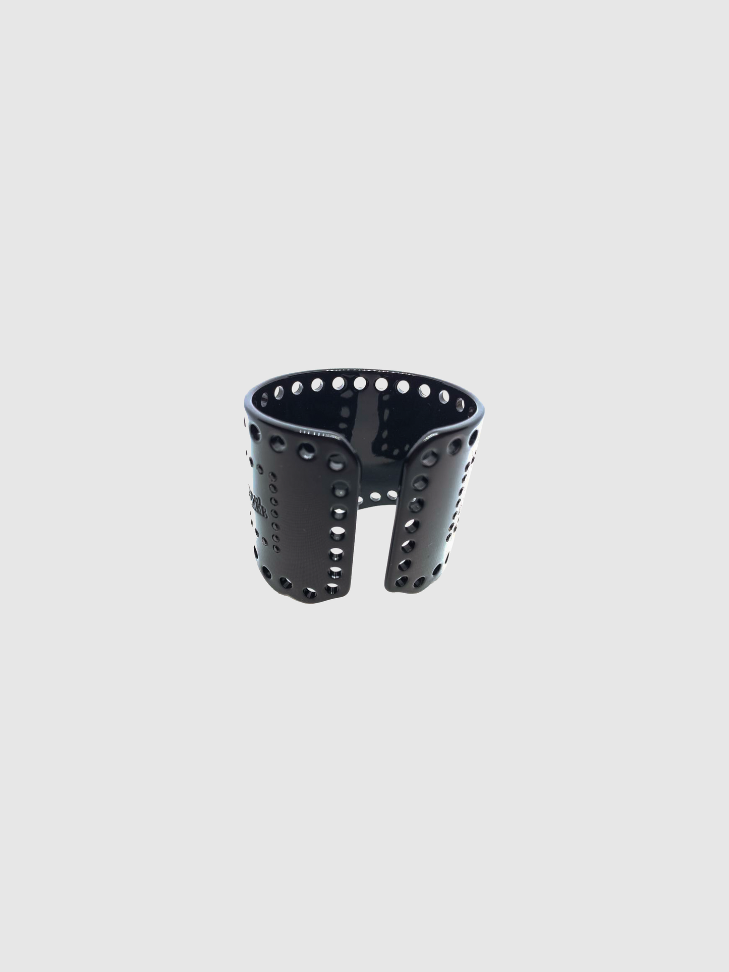Jean Paul Gaultier 2000s Black Rhinestone Cuff