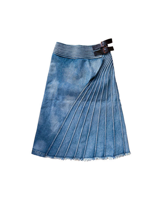 Junya Watanabe 2002 Runway Denim Skirt