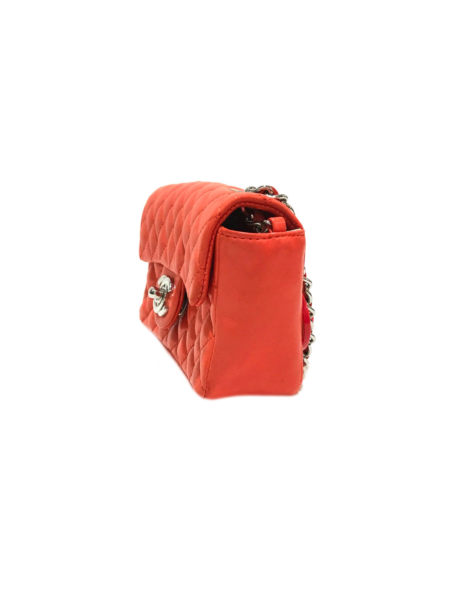 Chanel 2003 Limited Edition Mini Orange Ladybug Flap Bag