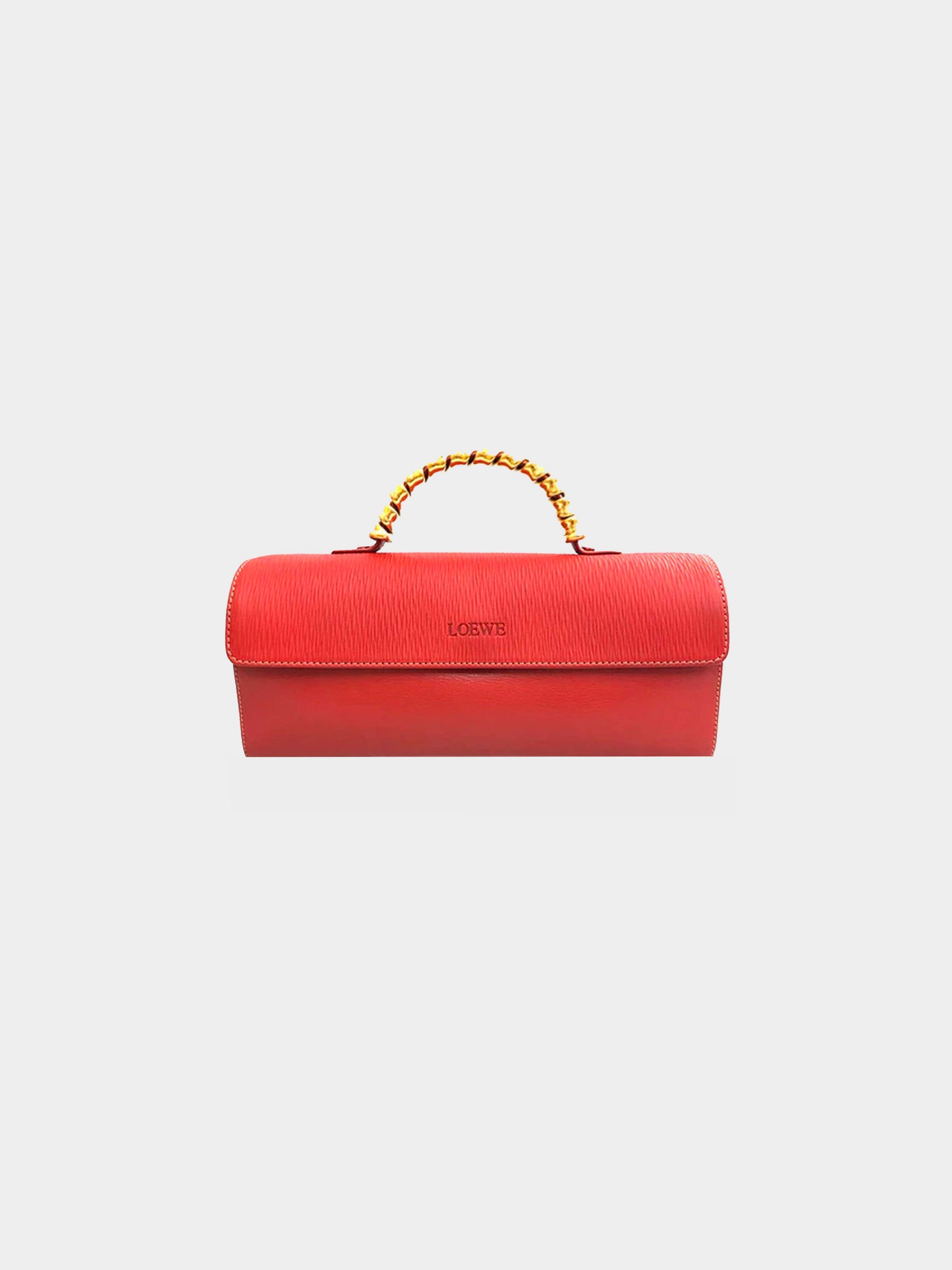 Loewe 2000s Velazquez Handbag Leather Red