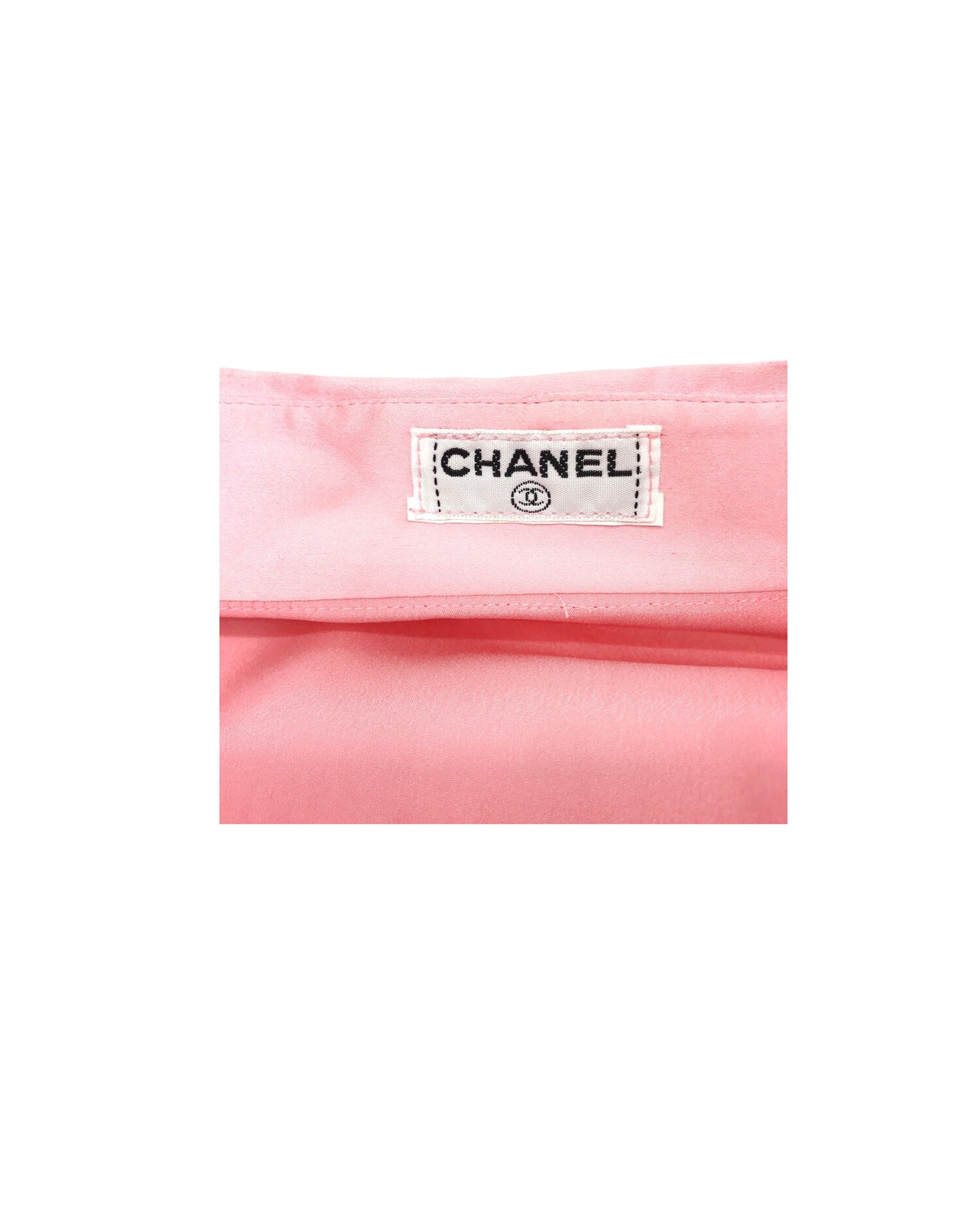Chanel 2000s Pink Rare Silk Blouse