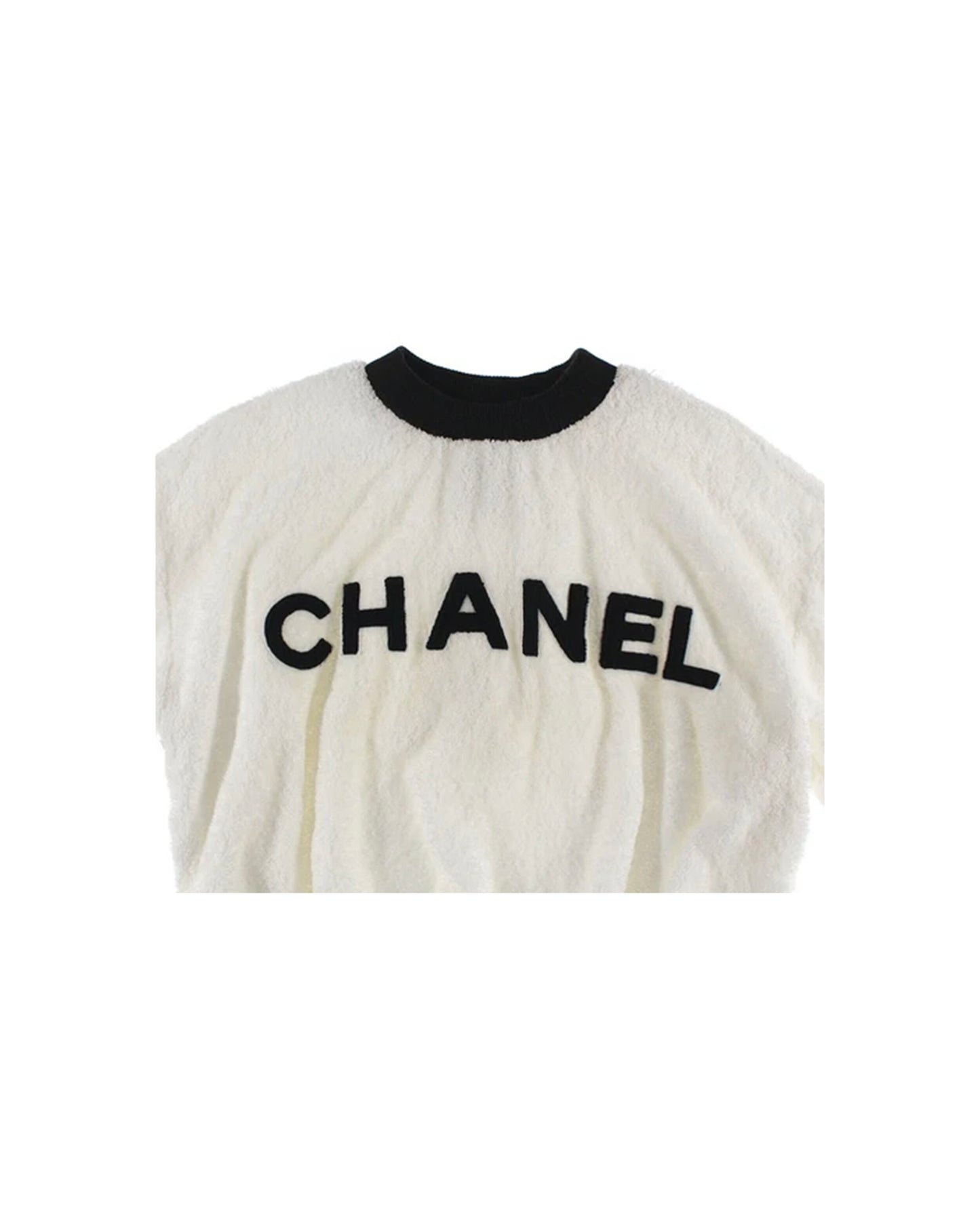 Chanel 2000s Rare Pile Terrycloth Sweatshirt