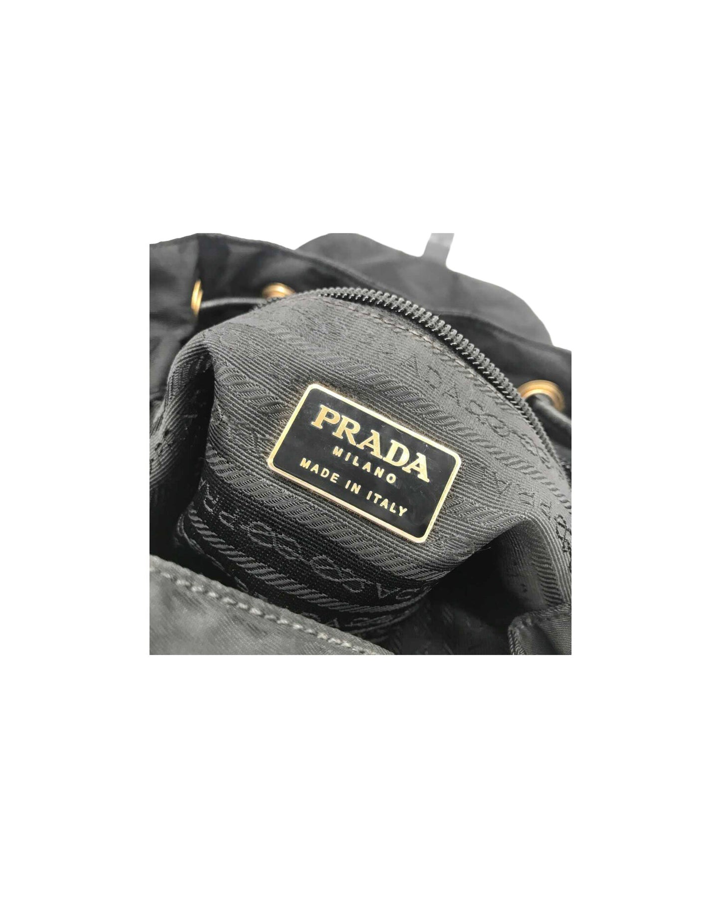 Prada 2000s Rare Black Double Chain Backpack