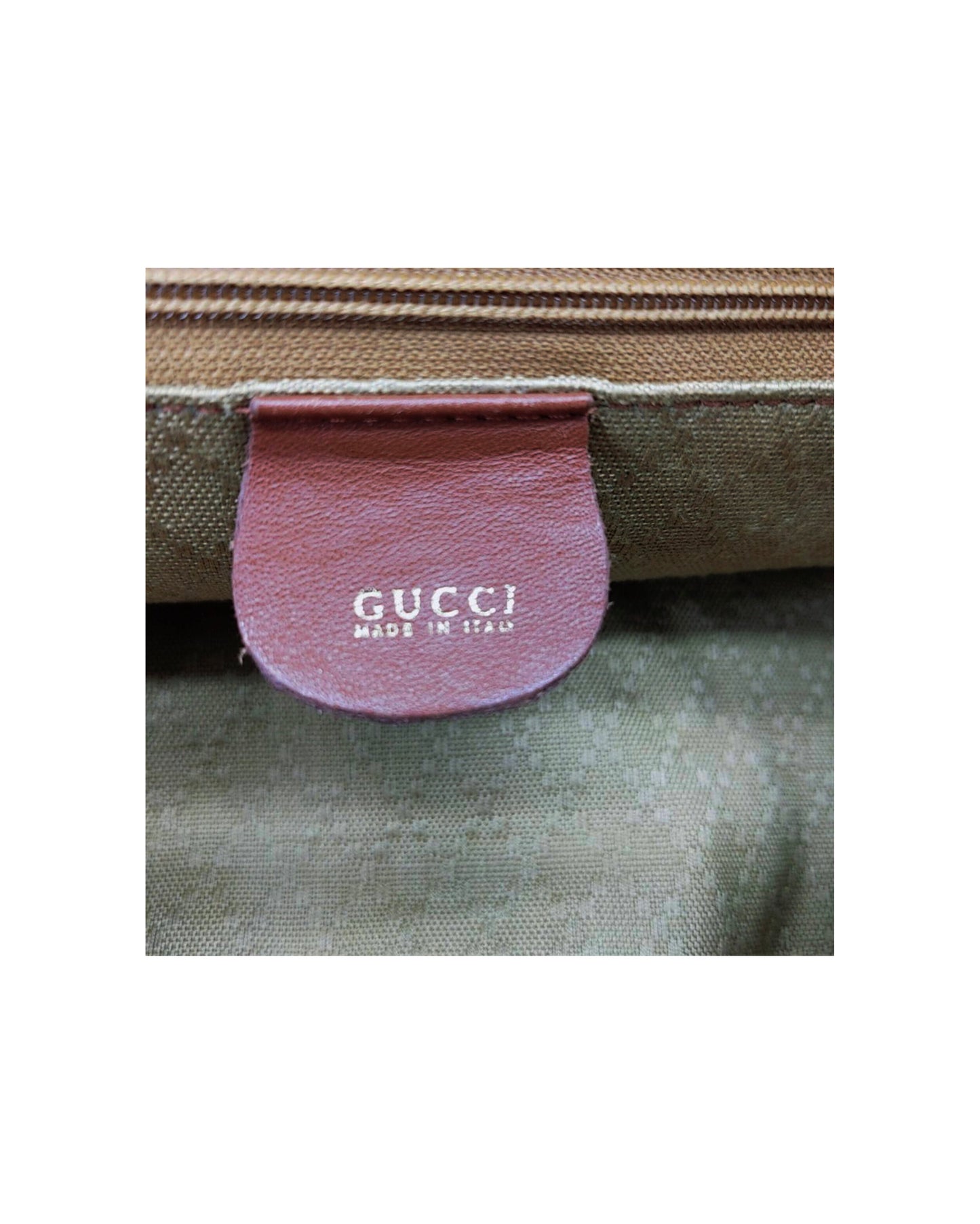Gucci Bamboo 2000s Brown Leather Backpack