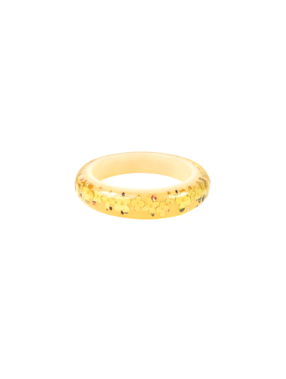 Louis Vuitton 2000s Yellow Acrylic Bracelet