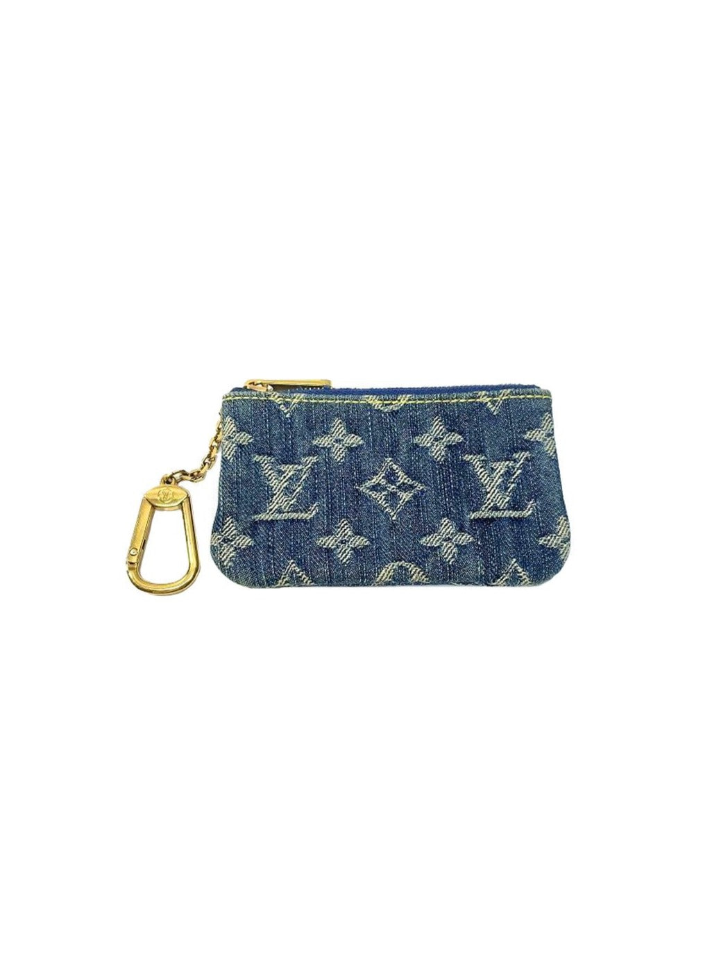 Louis Vuitton 2000s Denim Rare Coin Pouch