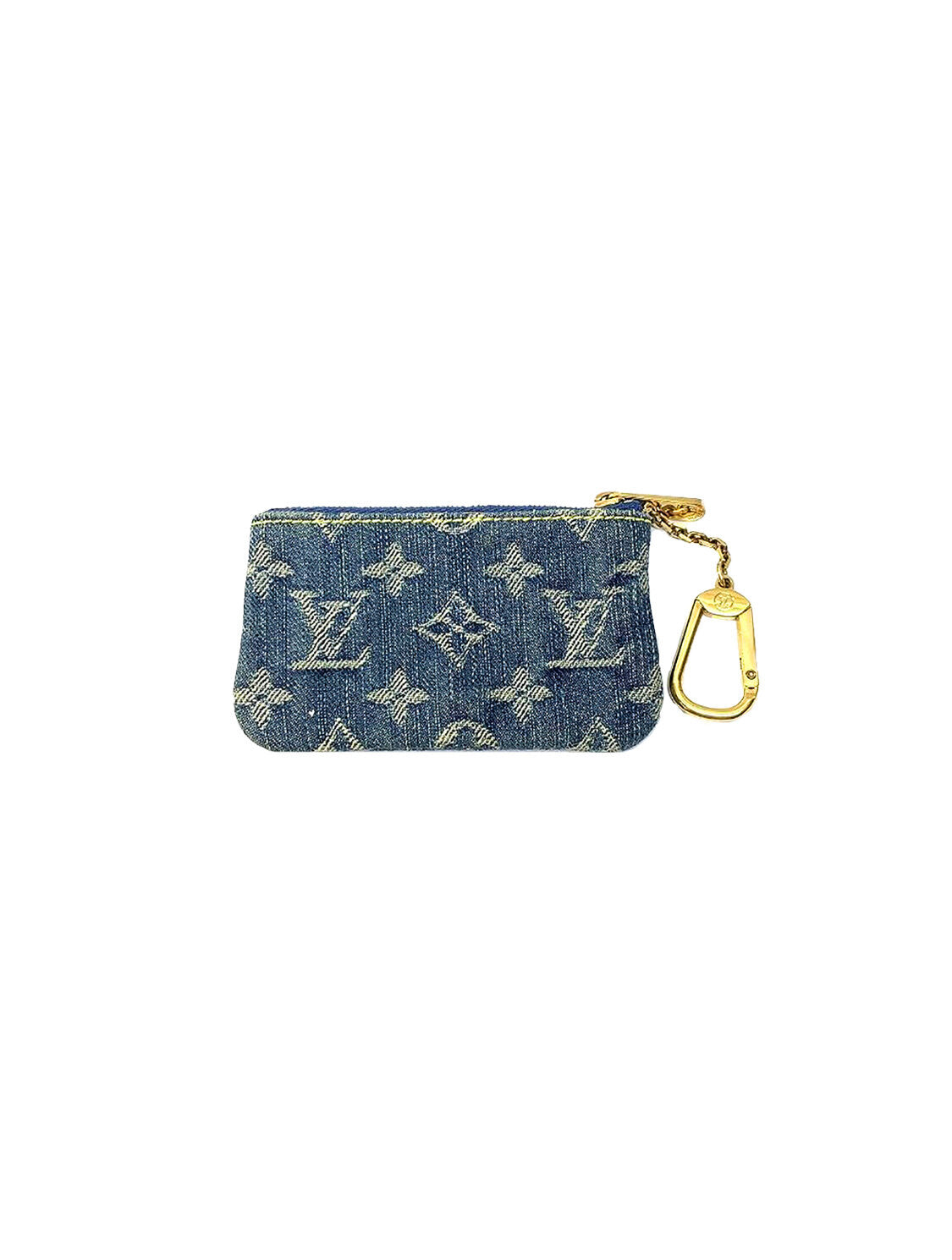Louis Vuitton 2000s Denim Rare Coin Pouch