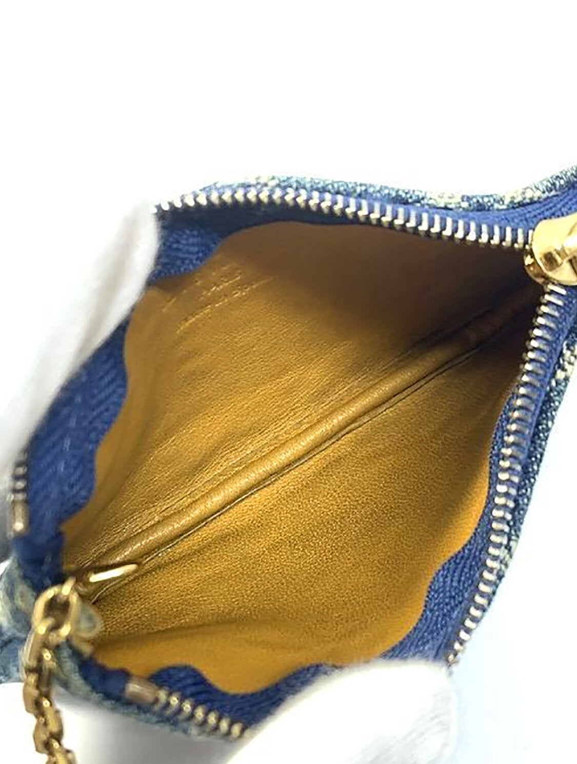 Louis Vuitton 2000s Denim Rare Coin Pouch