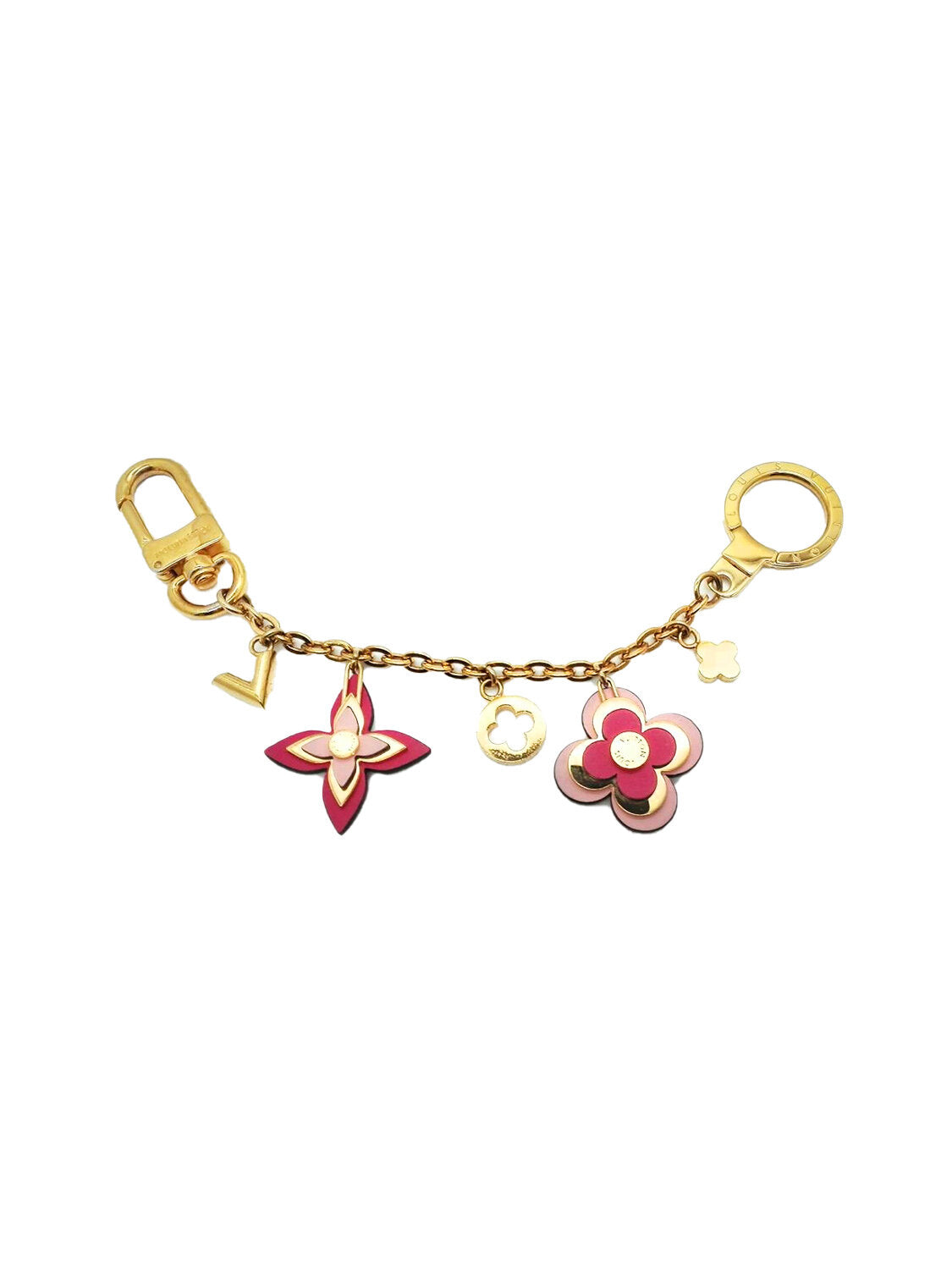 Louis Vuitton 2010s Chenne Flower Keychain