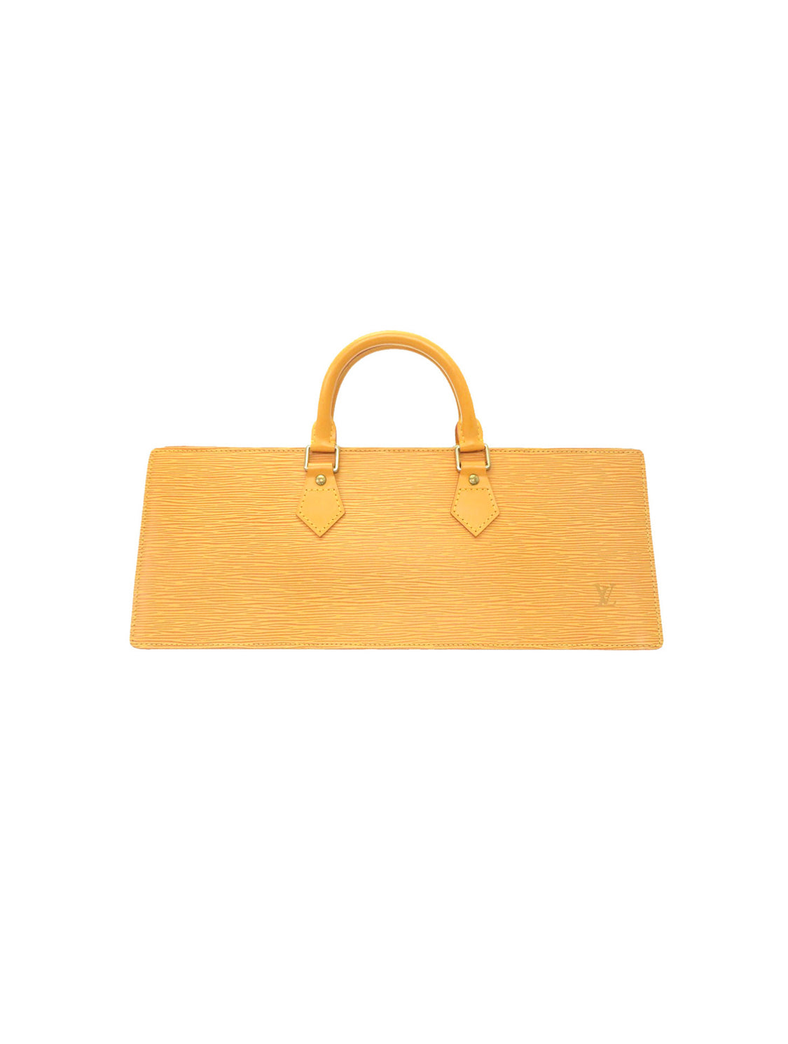 Louis Vuitton 2000s Tassil Yellow Epi Leather Sac Triangle Handbag