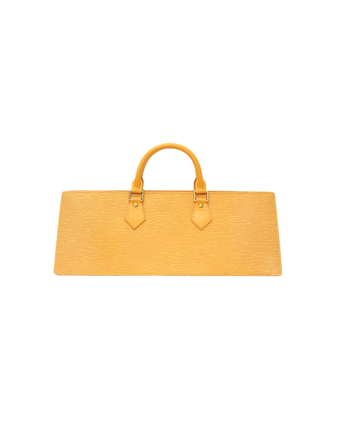 Louis Vuitton 2000s Tassil Yellow Epi Leather Sac Triangle Handbag