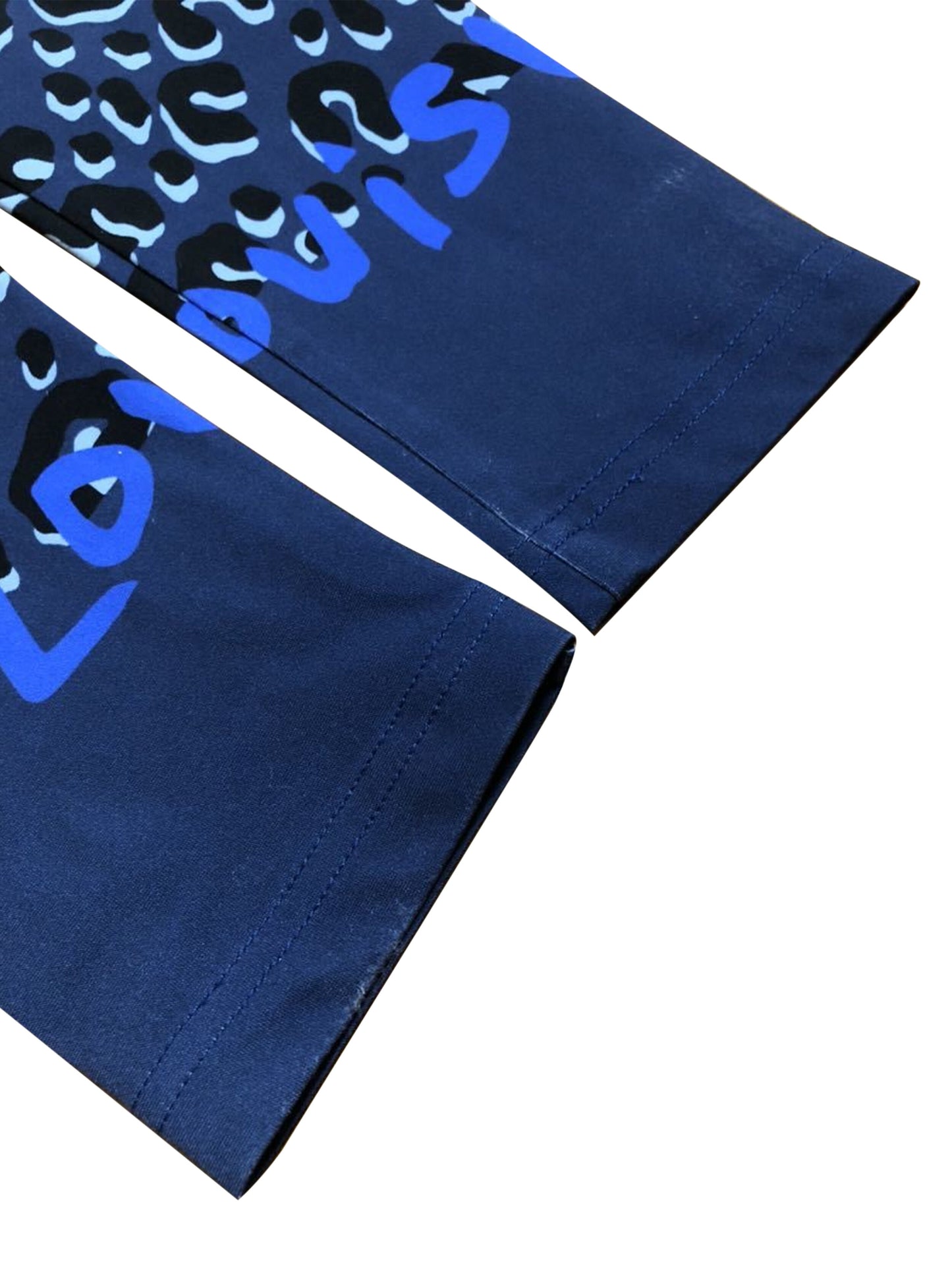 Louis Vuitton x Stephen Sprouse 2000s Blue Leggings
