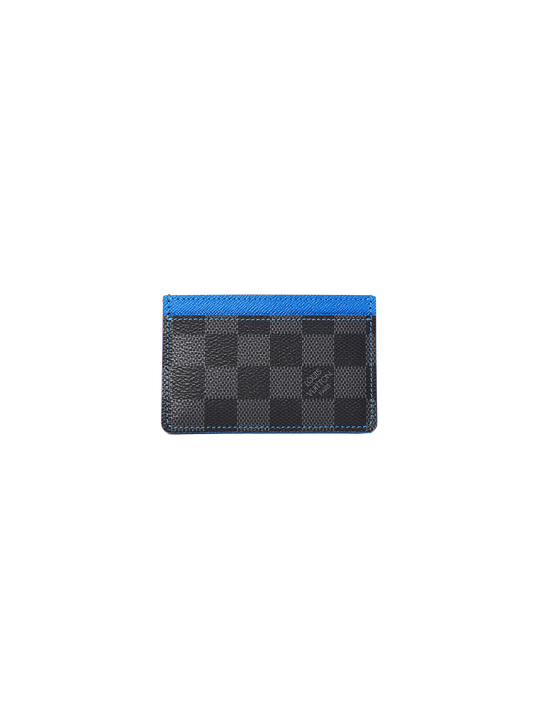 Louis Vuitton 2018 Damier Graphite and Blue Card Holder