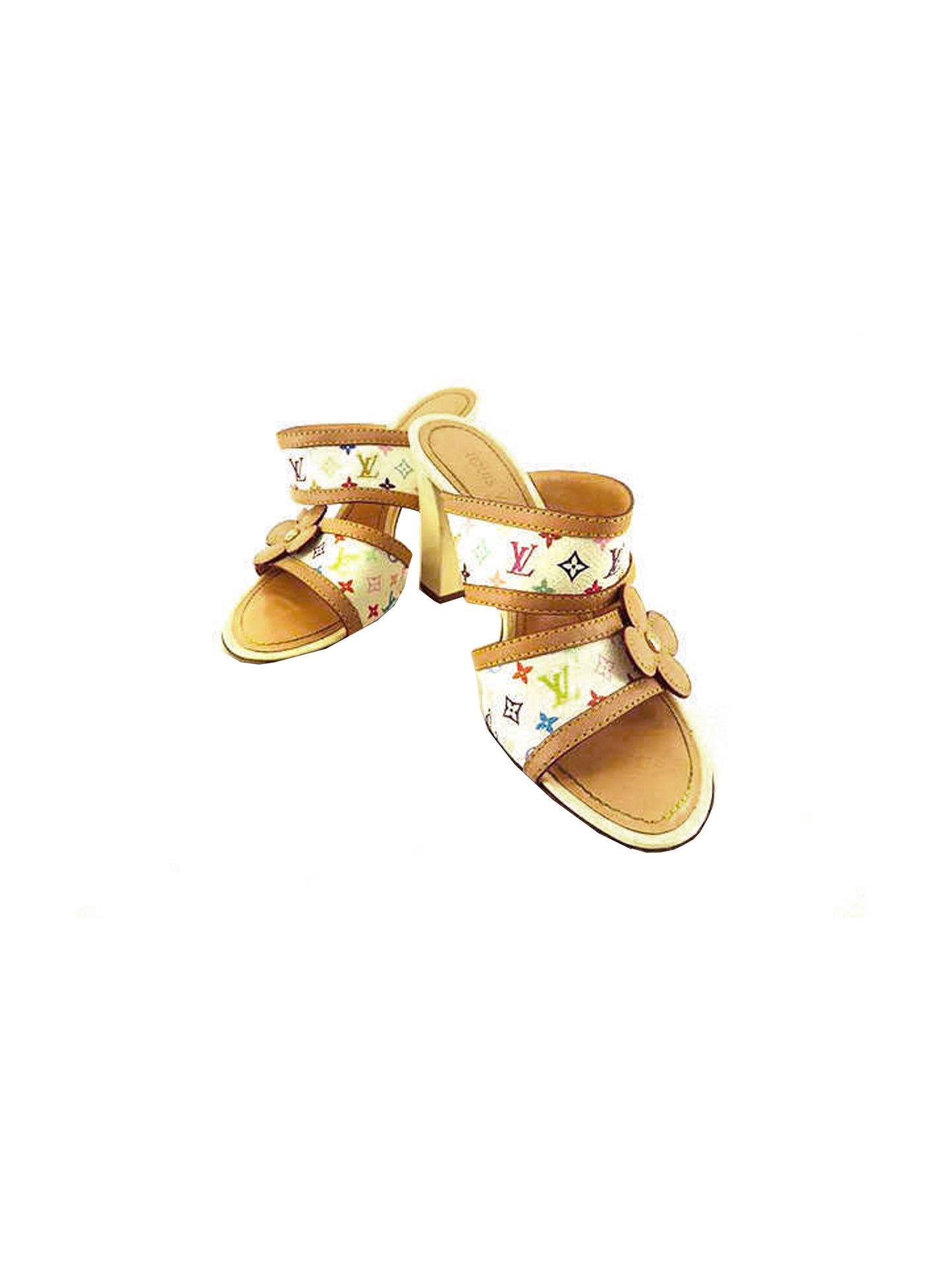 Louis Vuitton 2003 Murakami Double Strap Mules