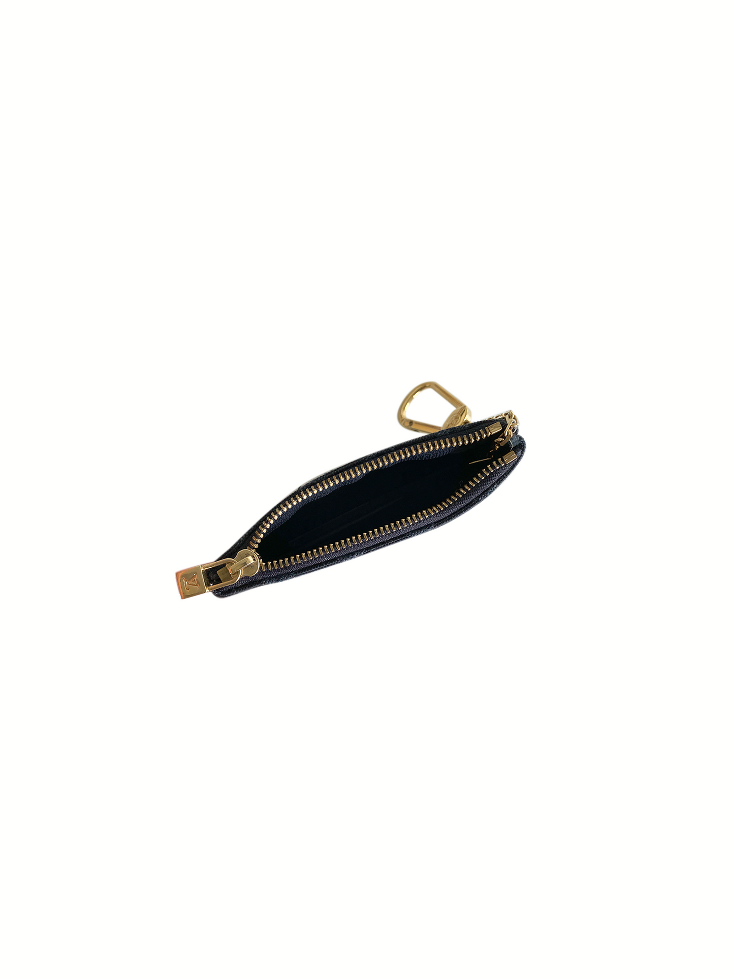 Louis Vuitton 2000s Navy Denim Rare Pouch