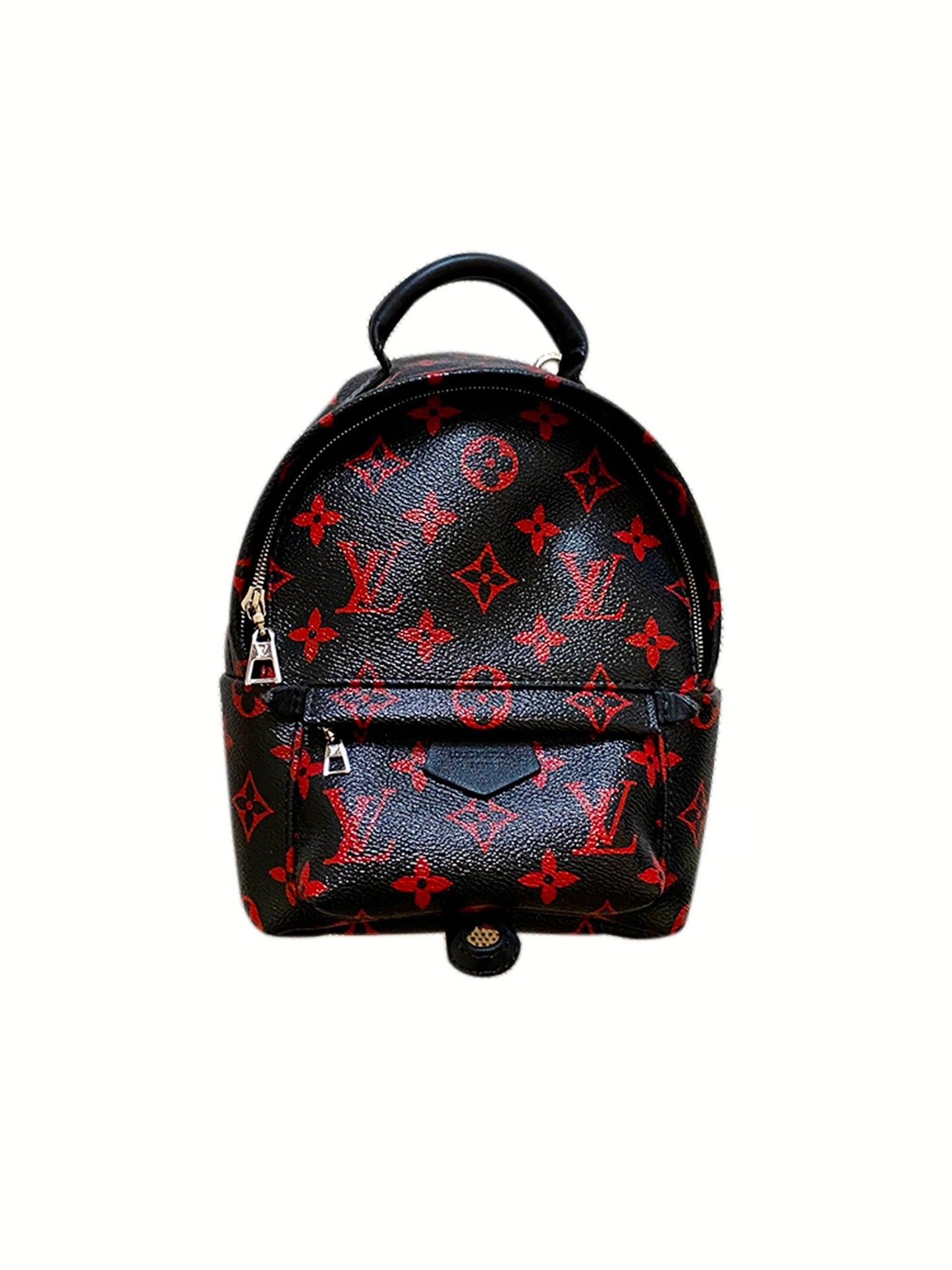 Louis Vuitton 2015 Palm Springs Red Infrared Mini Backpack