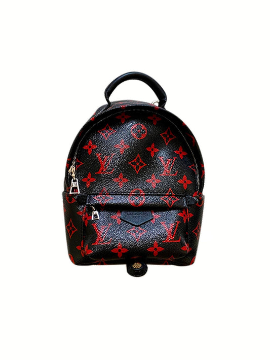 Louis Vuitton 2015 Palm Springs Red Infrared Mini Backpack