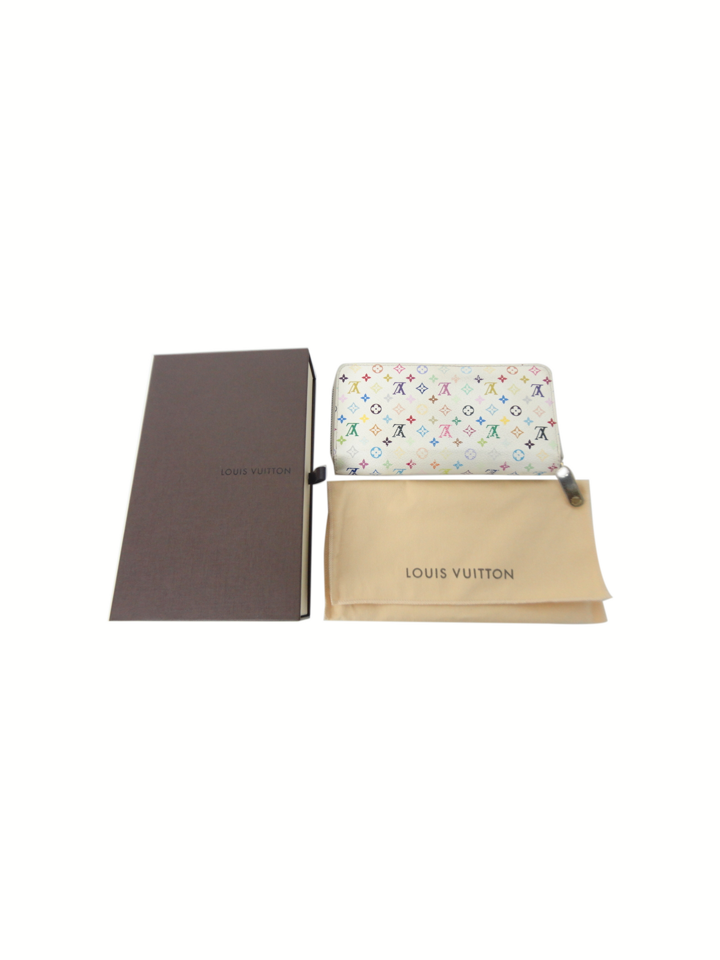 Louis Vuitton 2003 Murakami White Wallet