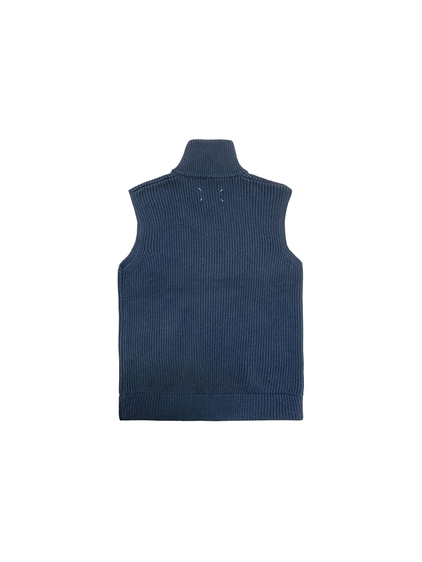 Maison Martin Margiela 2000s Blue Knit Turtleneck
