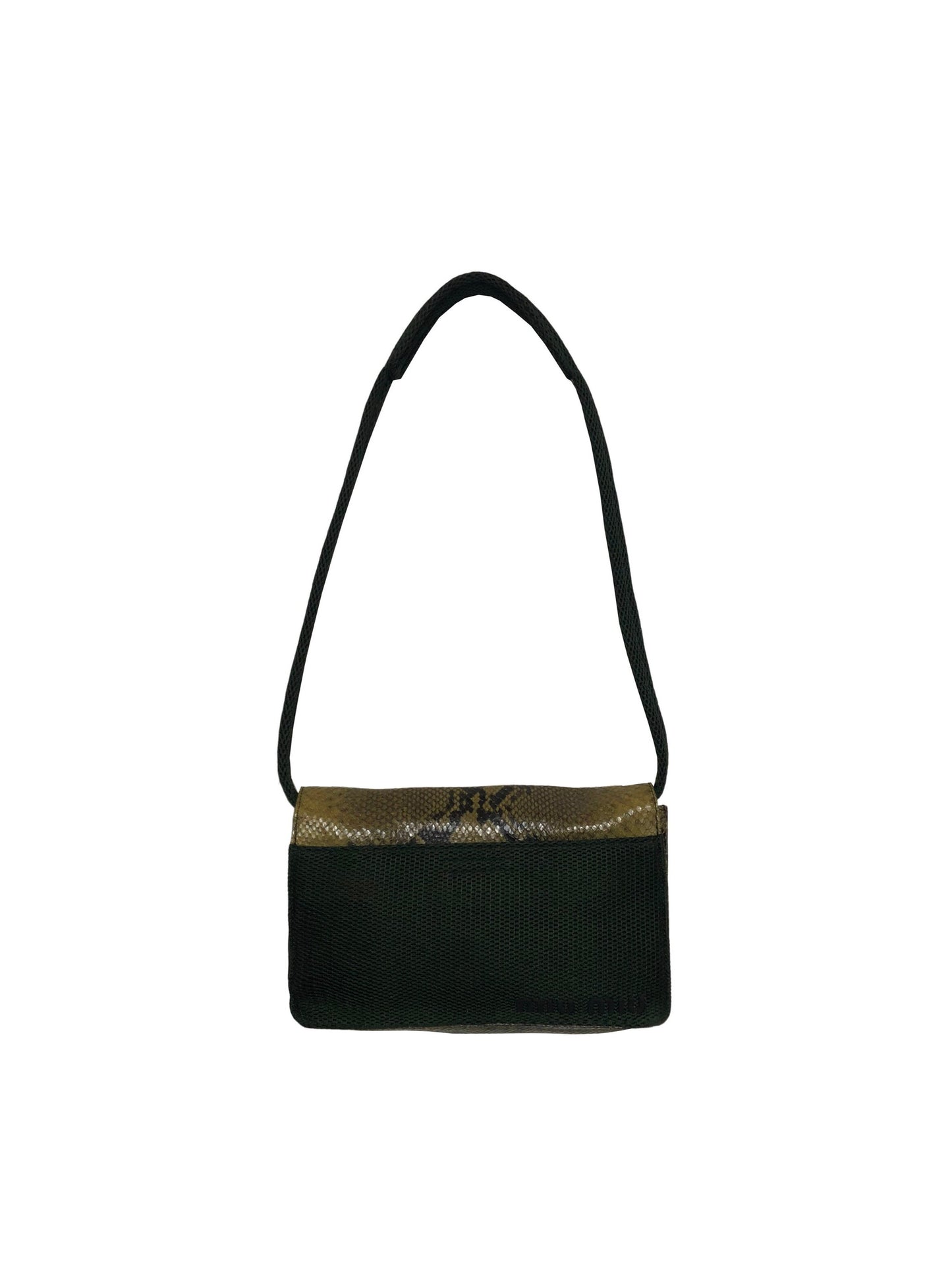 Miu Miu x Prada 2002 Python Green Bag