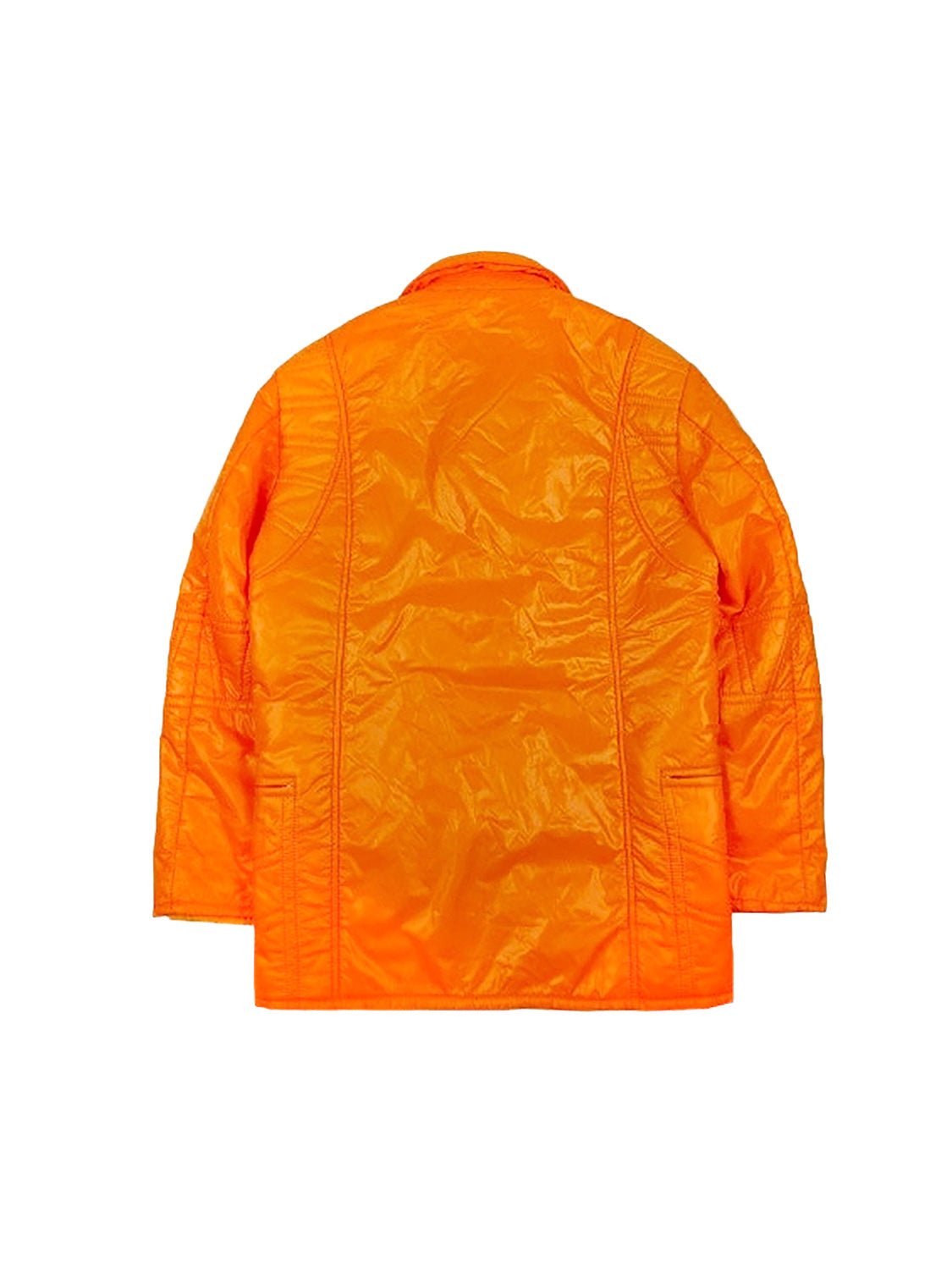 Moncler 1990s Vintage Ski Orange Nylon Jacket