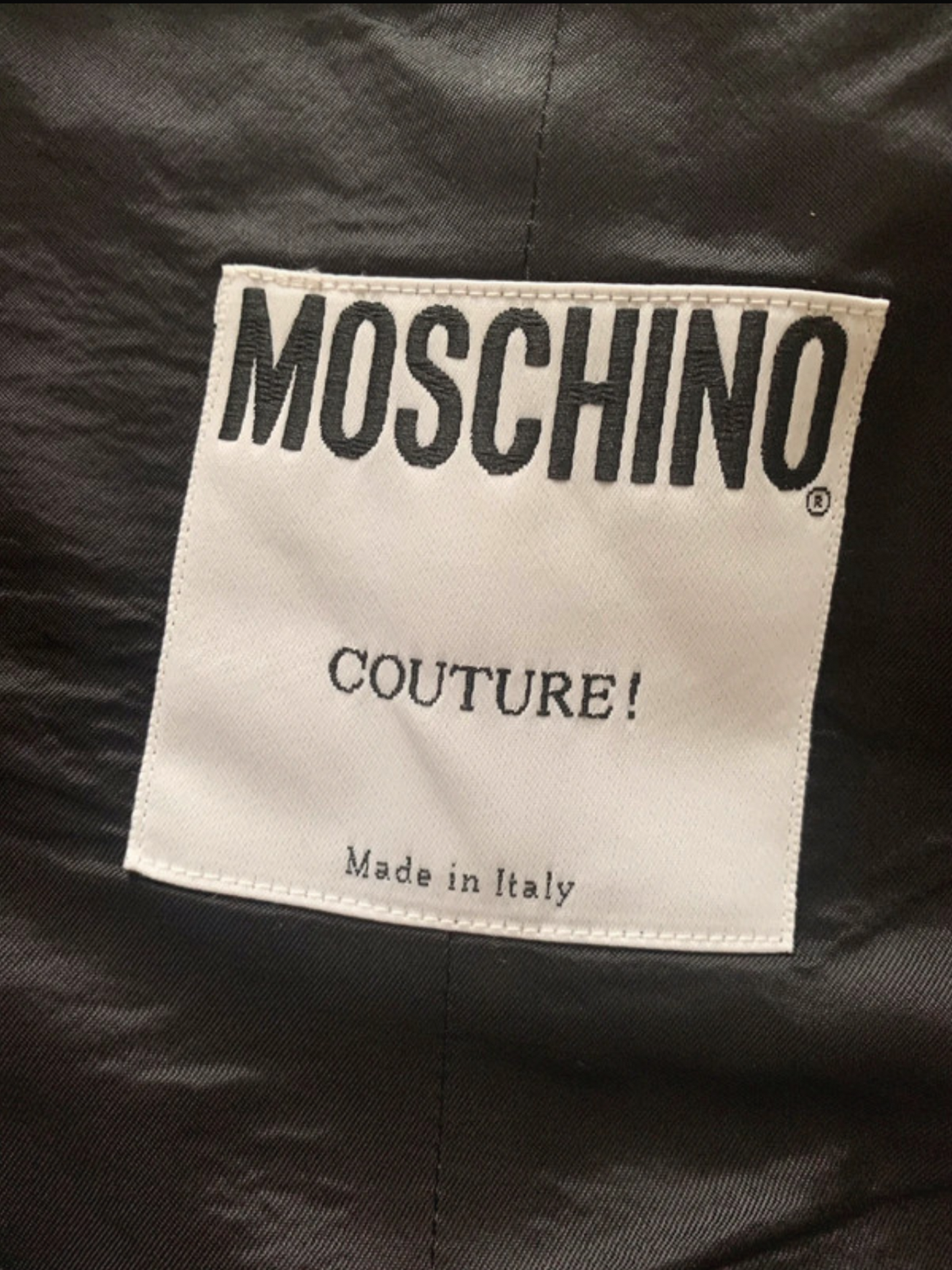 Moschino 1990s Couture Ribbon Top