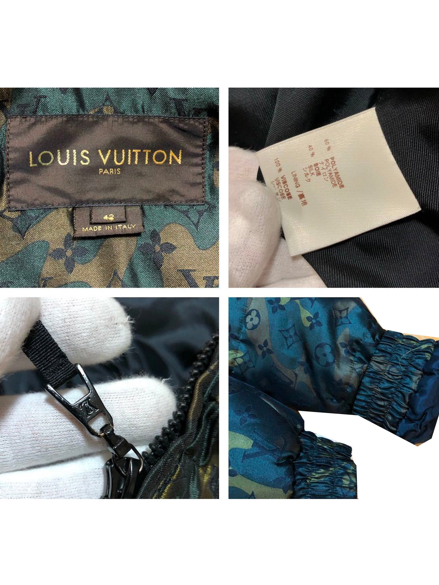 Louis Vuitton x Murakami 2000s Monogram Convertible Puffer Jacket/Vest