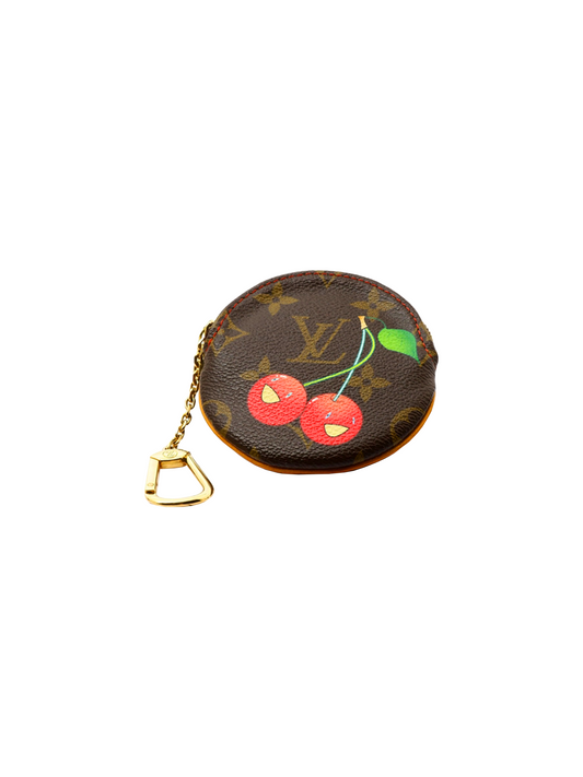 Louis Vuitton 2000s Murakami Cherry Coin Pouch
