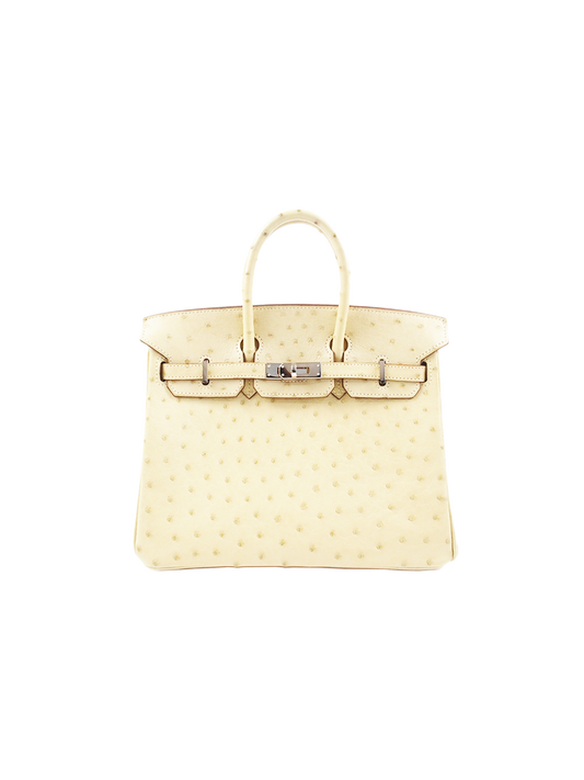 Hermes 2010 Birkin 25 Light Ostrich