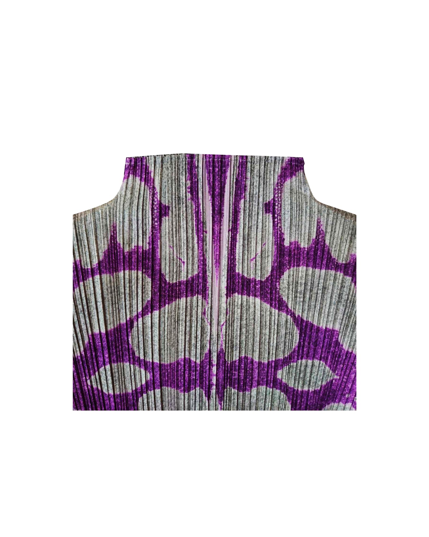 Issey Miyake 2000s Pleats Please Purple Print