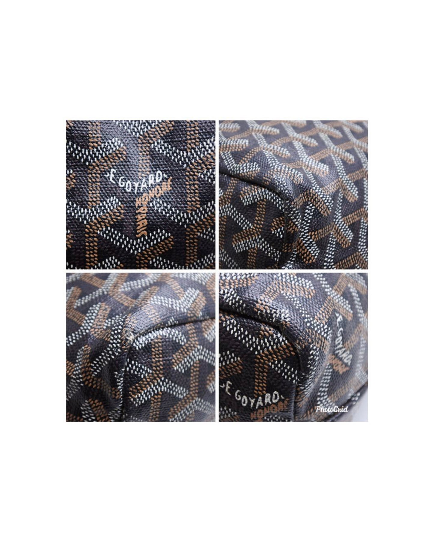 Goyard 2000s Junior Saint Louis Mini Black Tote