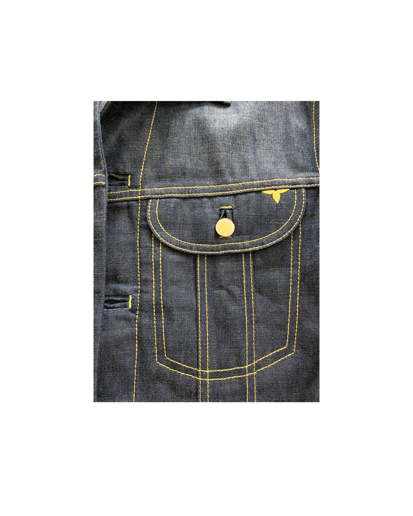 Louis Vuitton 2000s Dark Denim Military Rare Jacket