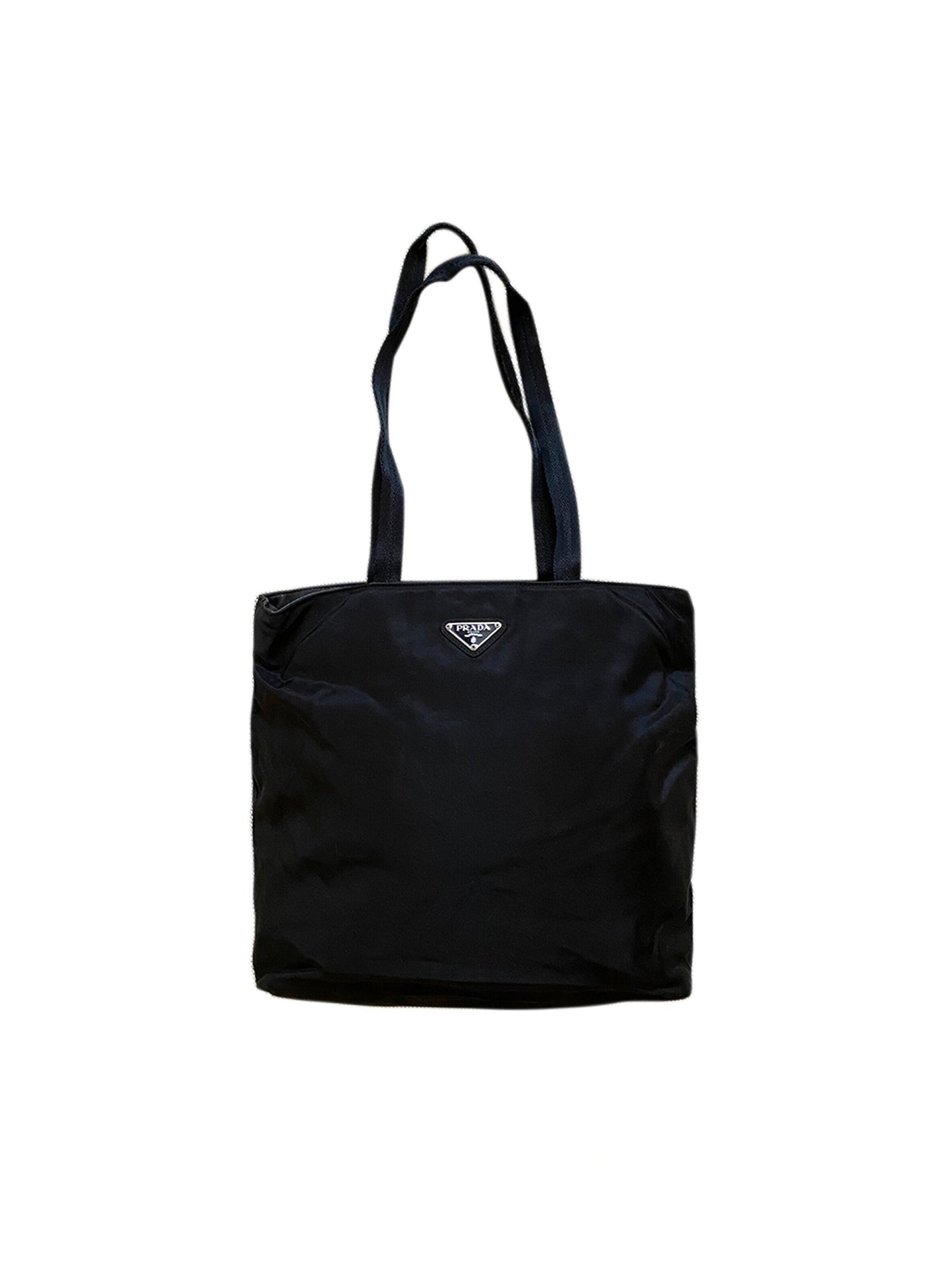 Prada 2000s Black Canvas Tote