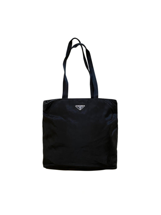 Prada 2000s Black Canvas Tote