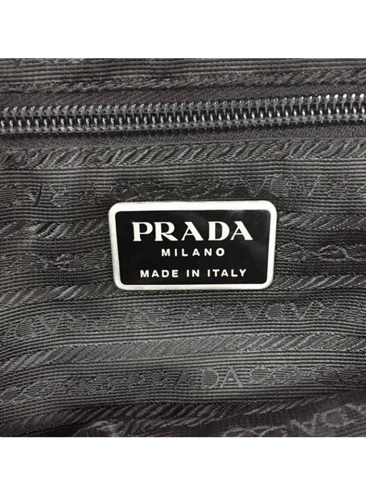 Prada 2000s Nylon Black Crossbody Pouch