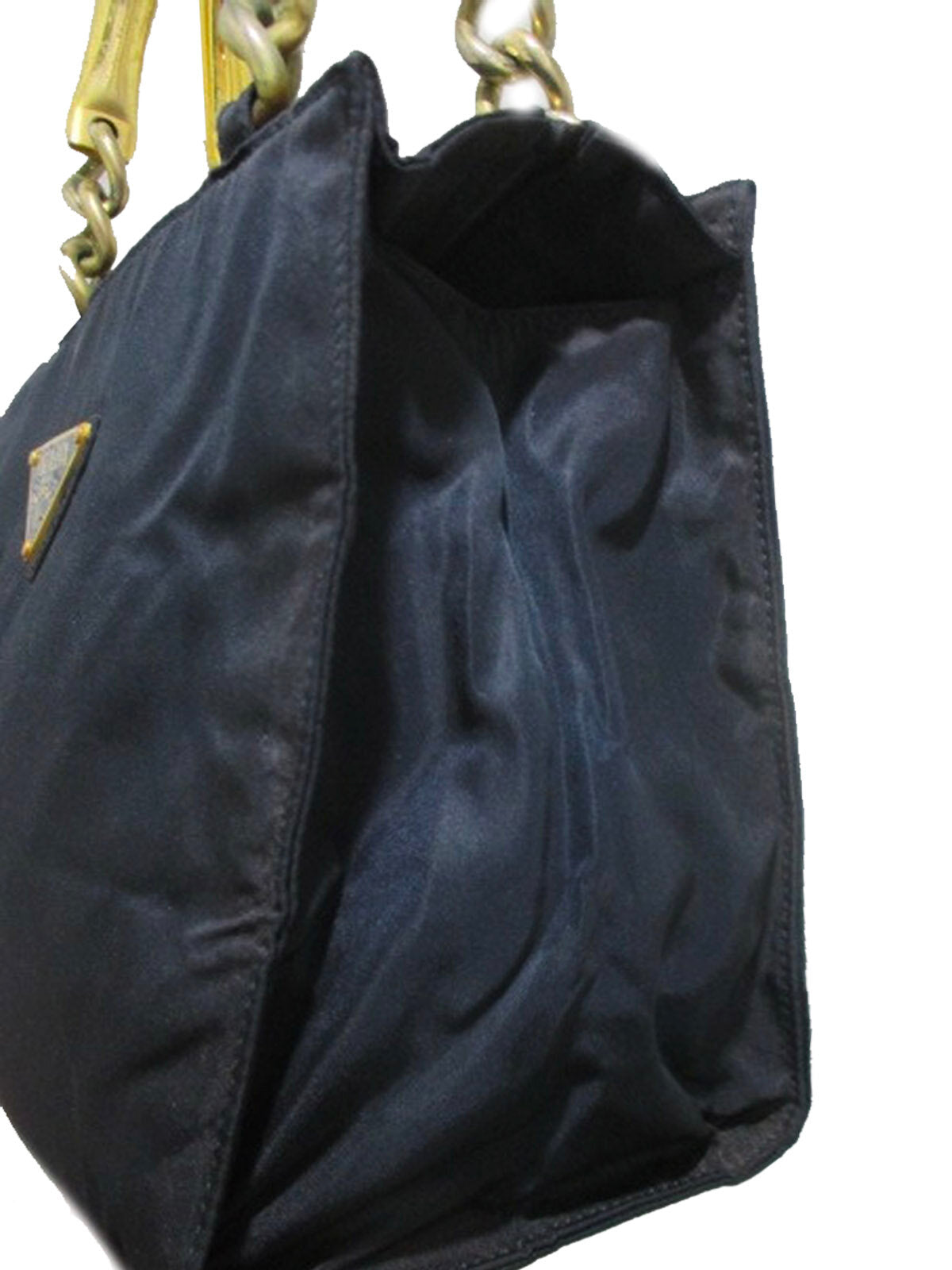 Prada 2000s Gold Strap Small Tote