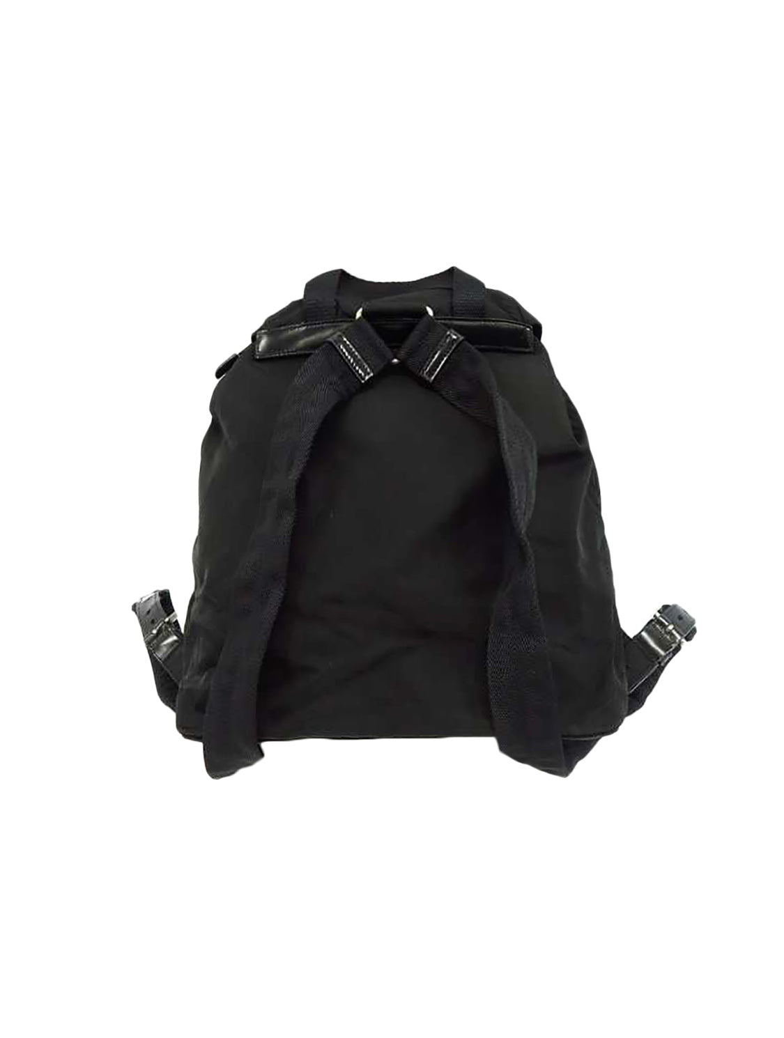 Prada 2000s Black Canvas Backpack