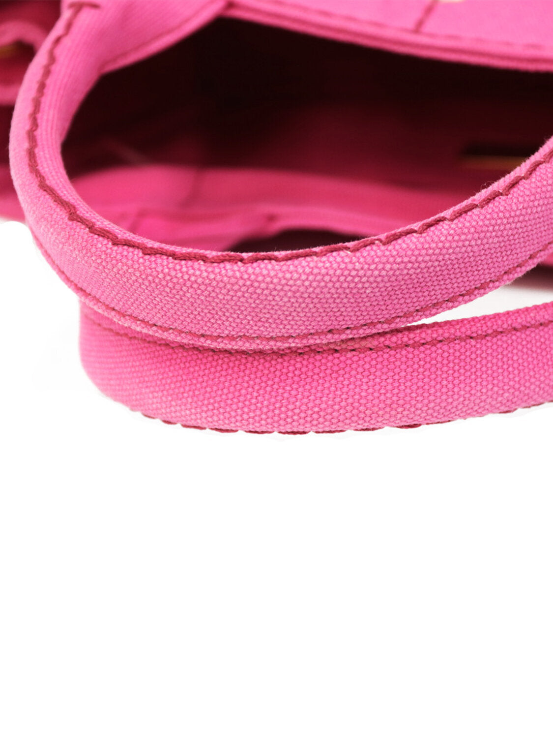Prada 2000s Pink Denim Small Tote Bag