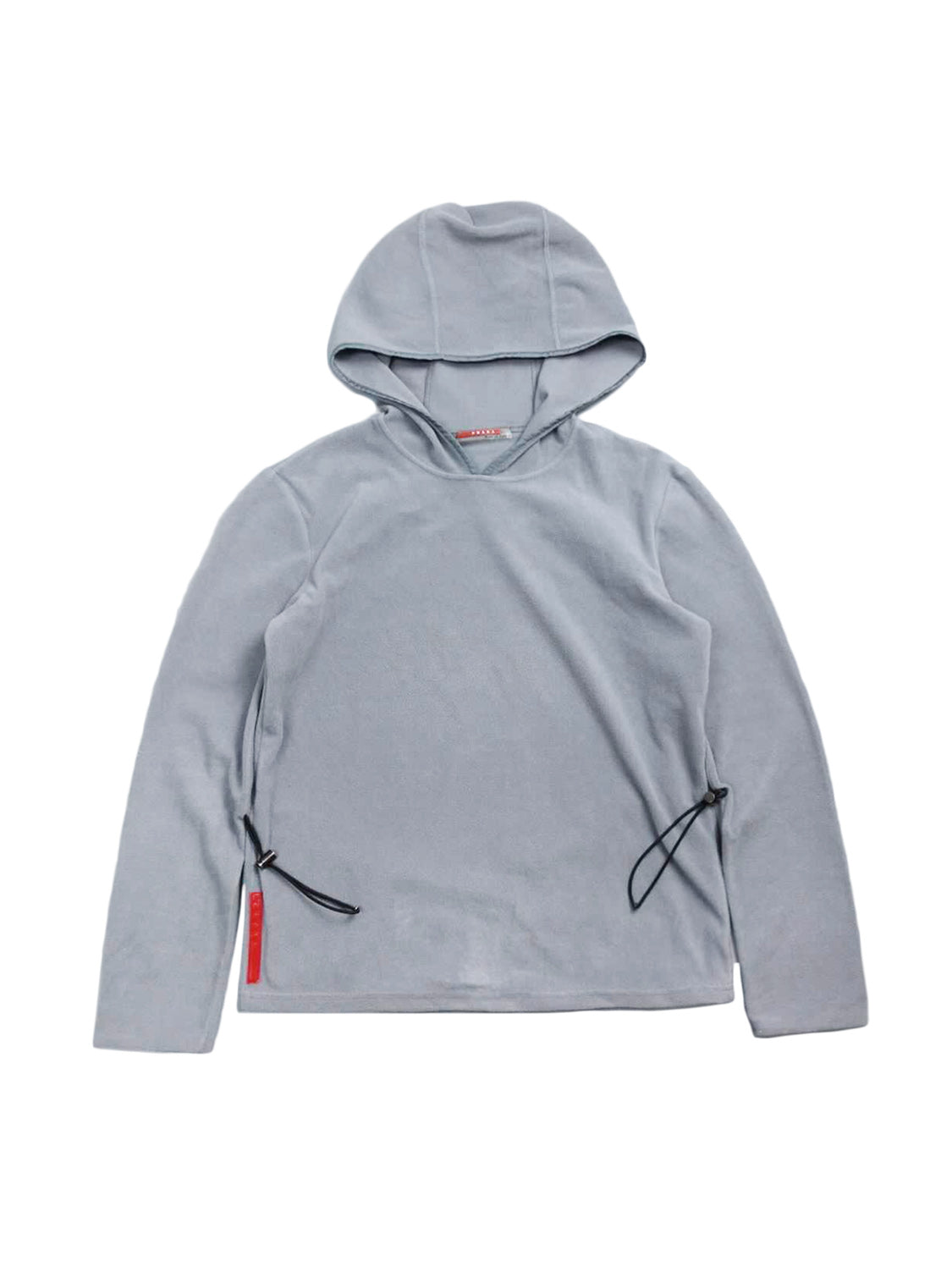 Prada 2000s Sports Gray Fleece Hoodie