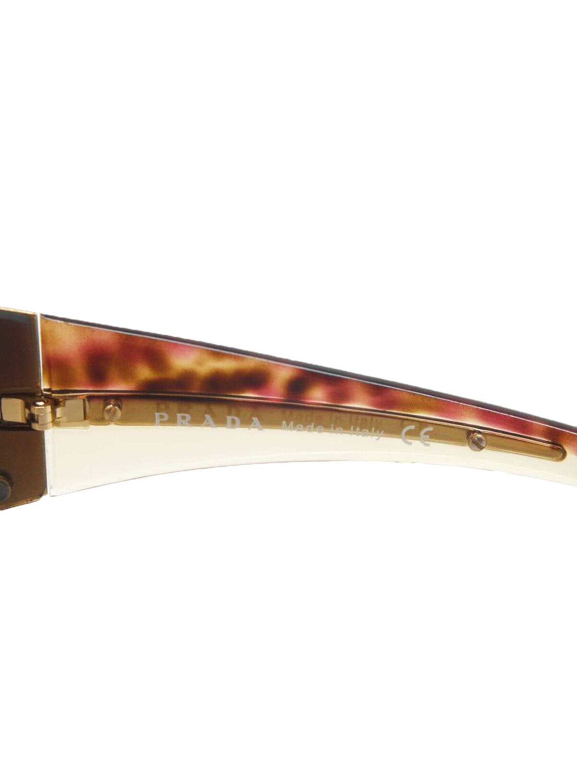 Prada 2000s Tortoise Visor Gradient Sunglasses