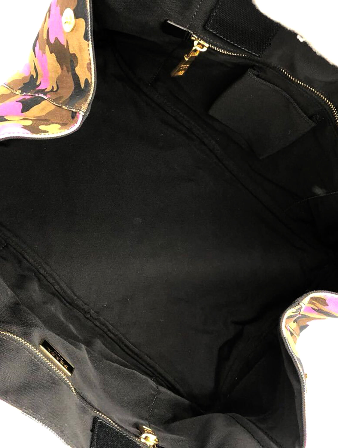 Prada 2000s Limited Edition Pink Camouflage Canvas Tote