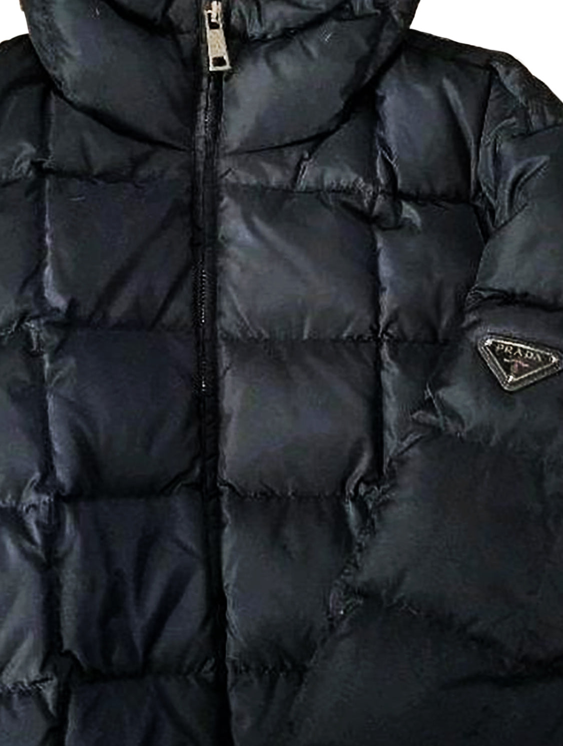 Prada 2000s Black Quilted Puffer Jacket