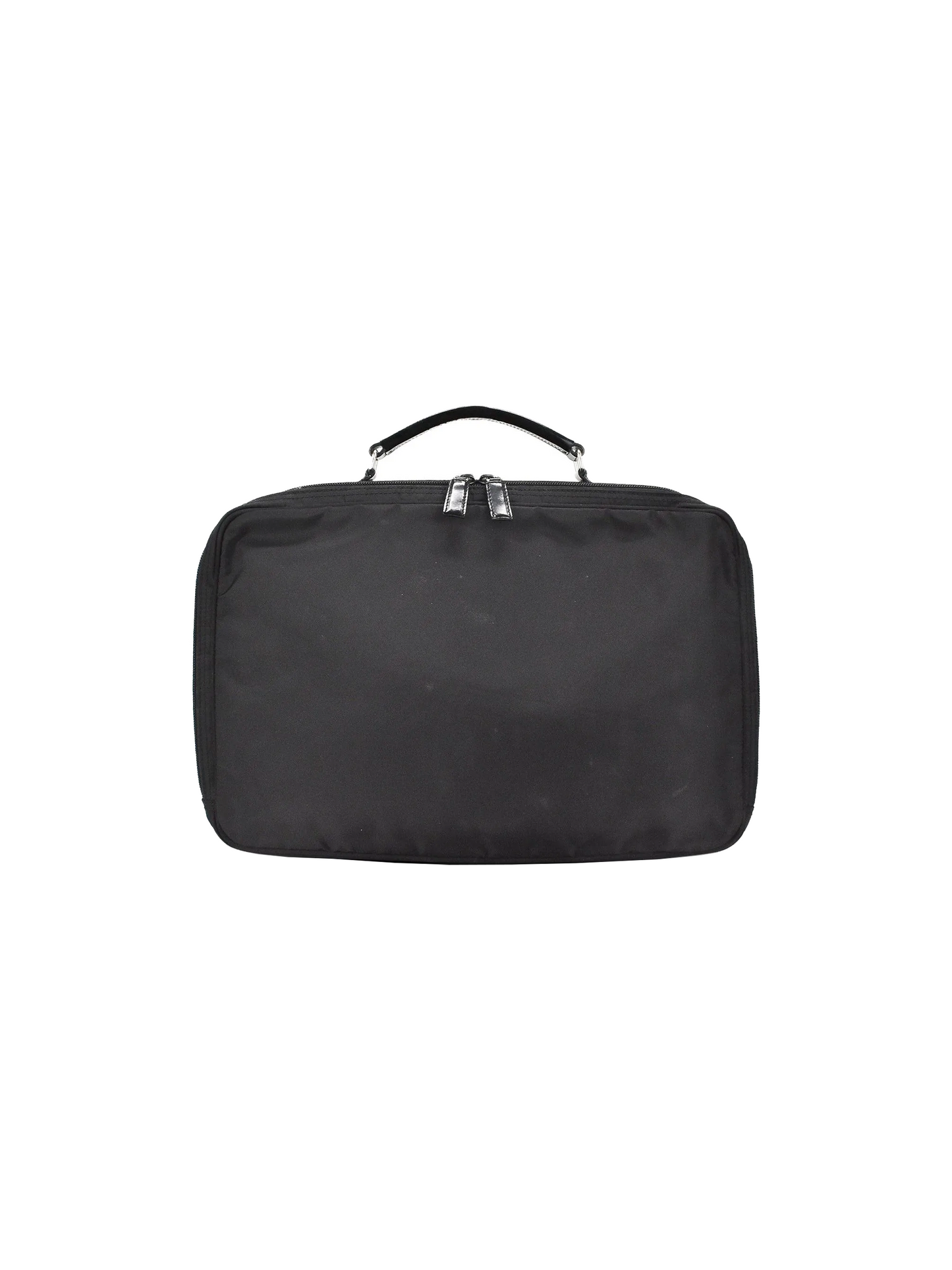 Prada 2000s Black Nylon Briefcase