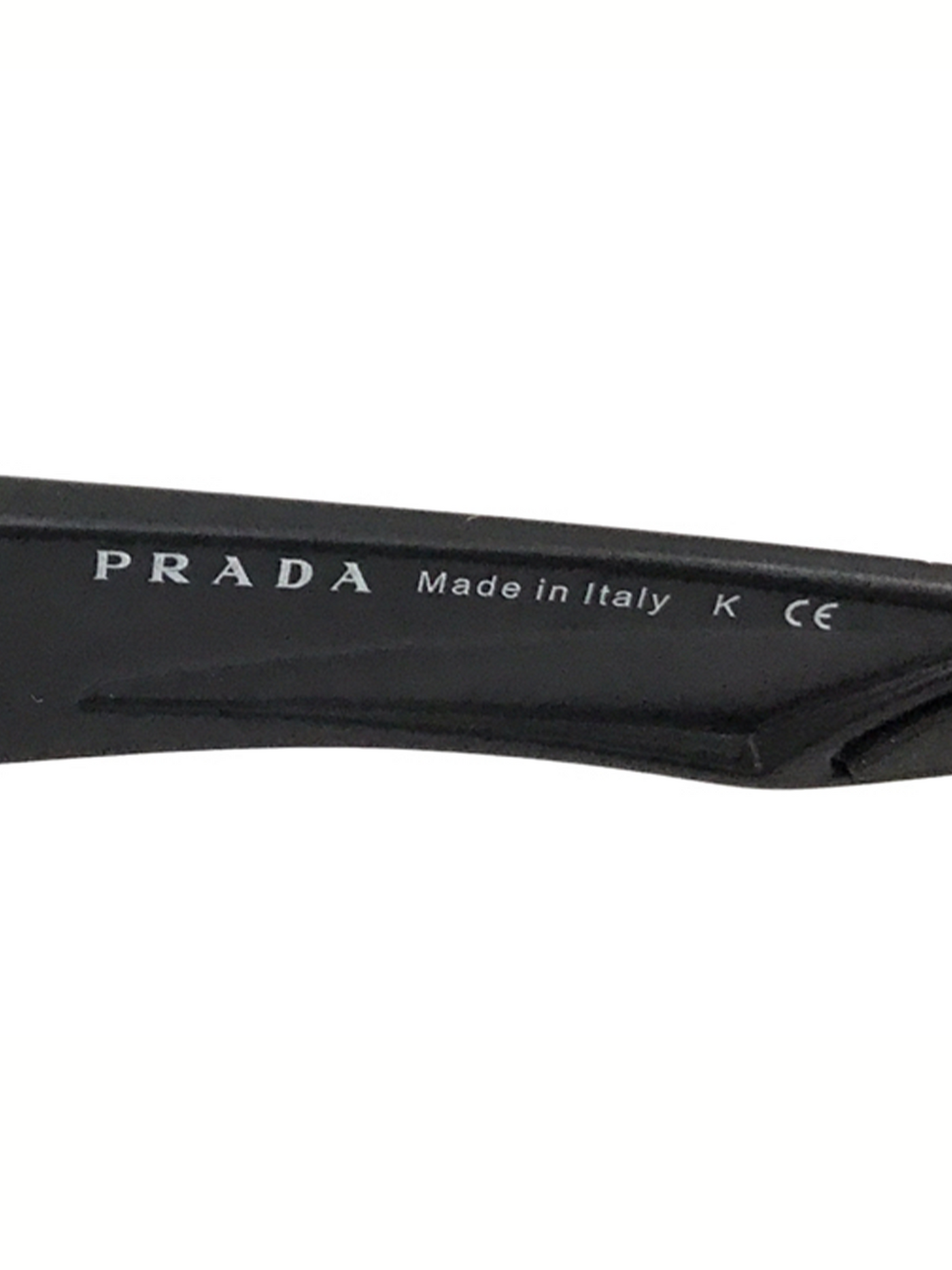 Prada 2000s Black Visor Sports Sunglasses